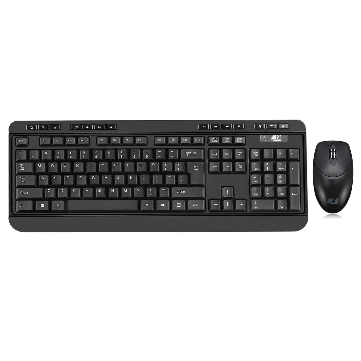 Adesso EasyTouch WKB-1320CB Antimicrobial Wireless Desktop Keyboard and Mouse - Image 3