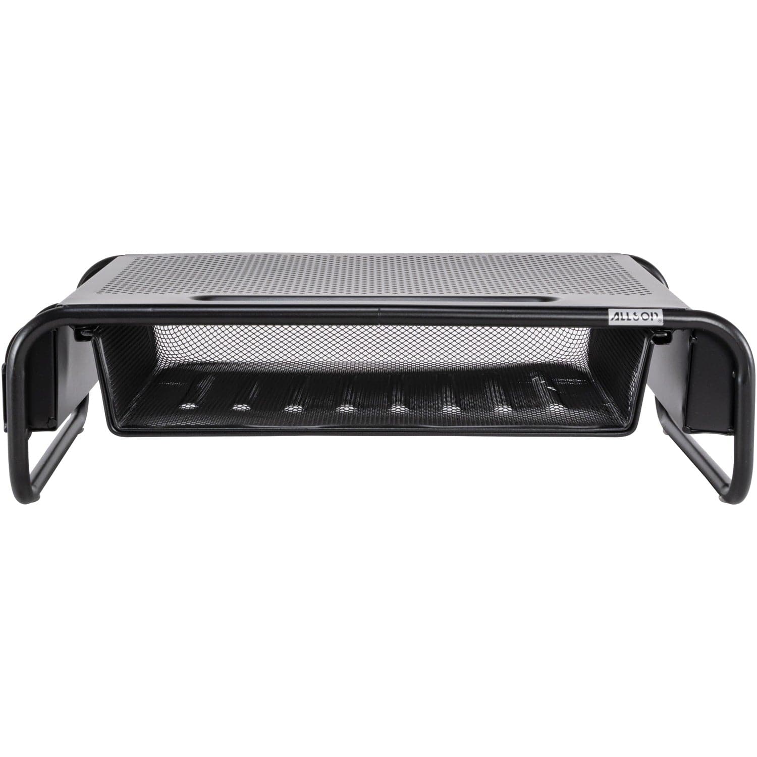 Allsop Metal Art Organizer 5 Monitor/Laptop/Printer Stand with Built-In Sliding Drawer