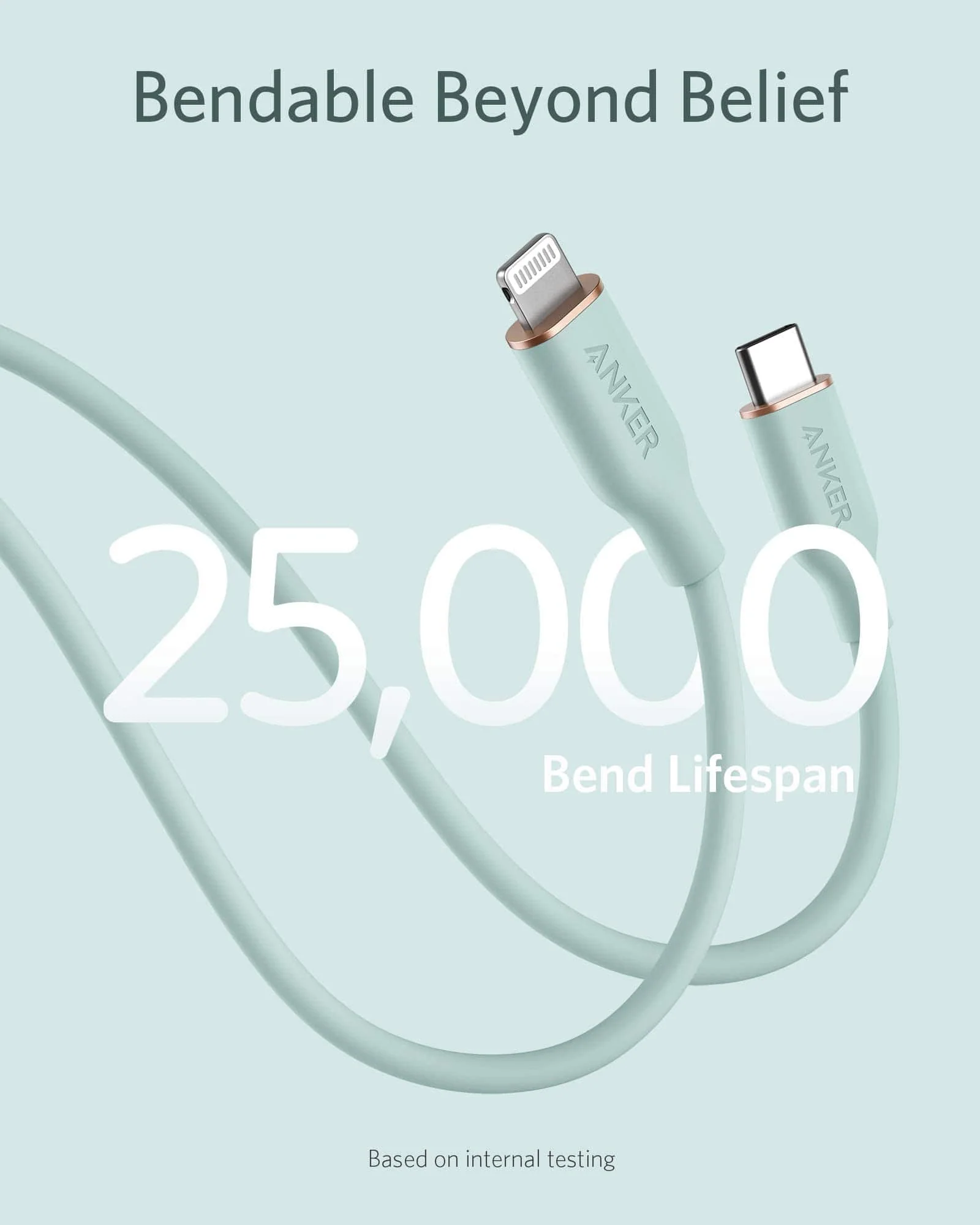 Anker <b>641</b> USB-C to Lightning Cable (Flow, Silicone) - Image 22