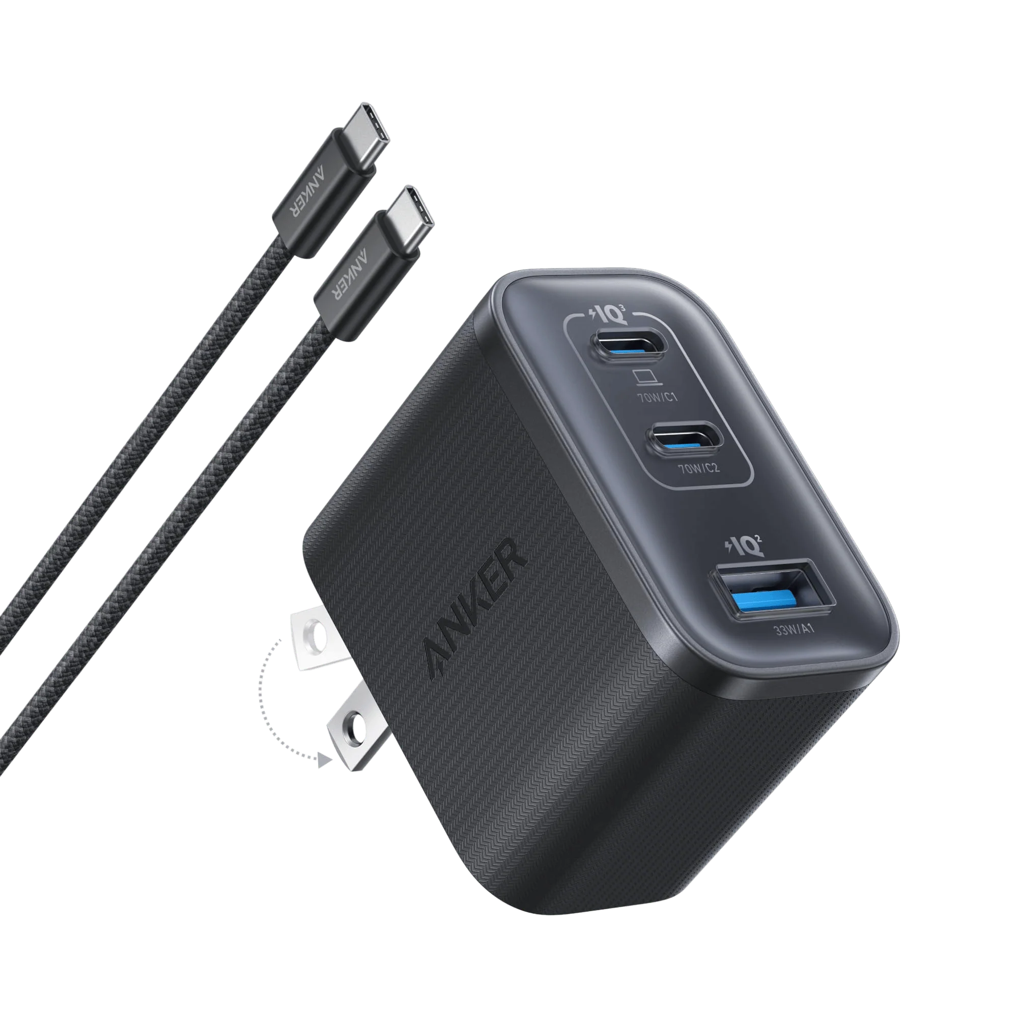 Anker Nano Charger (70W, 3 Ports) - Image 7