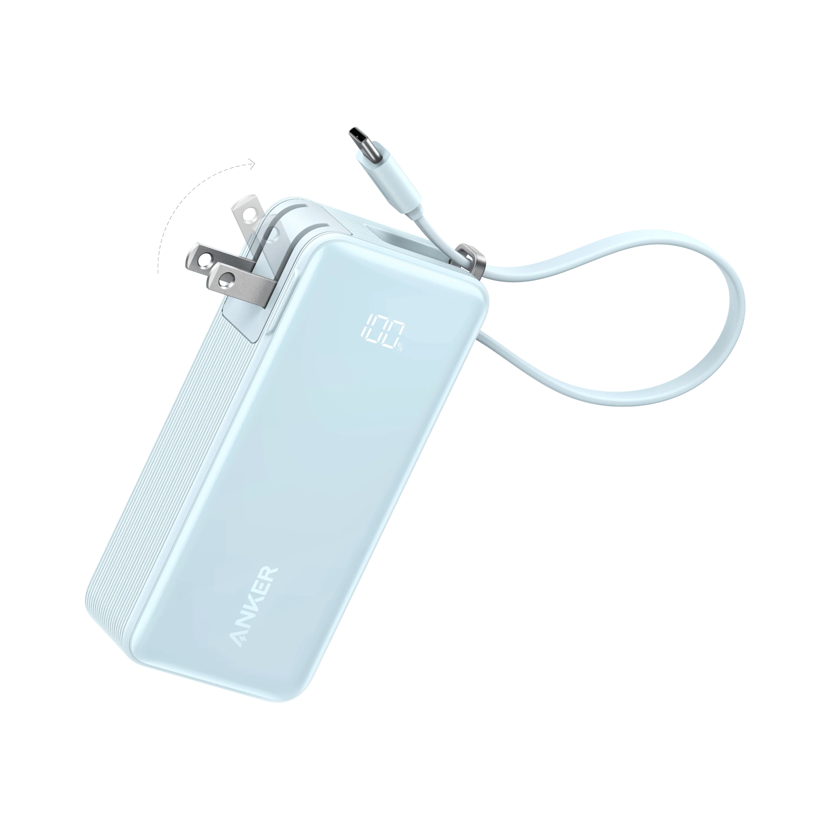 Anker Power Bank (10K, Fusion, Built-In Cable) - Image 13