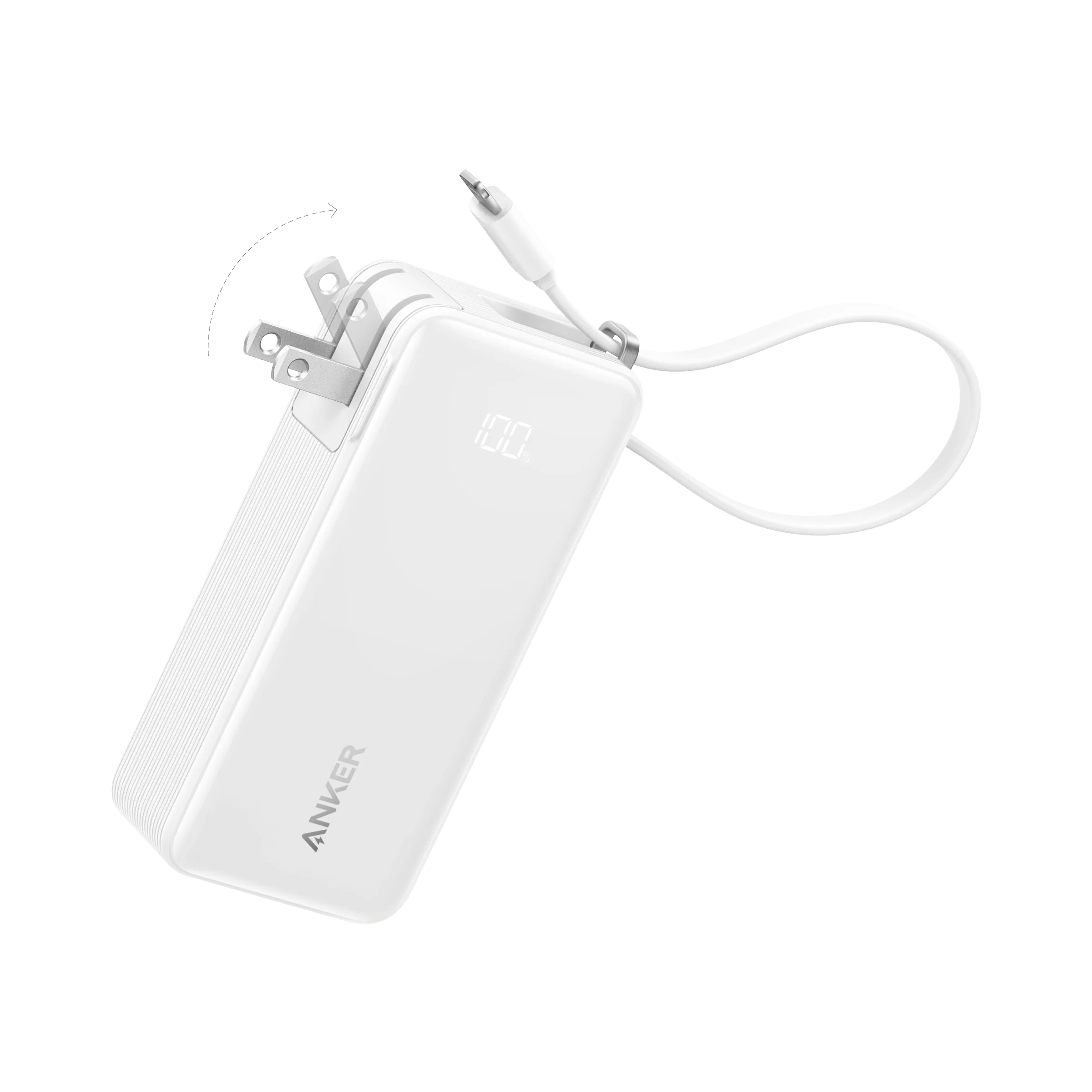 Anker Power Bank (10K, Fusion, Built-In Cable) - Image 37