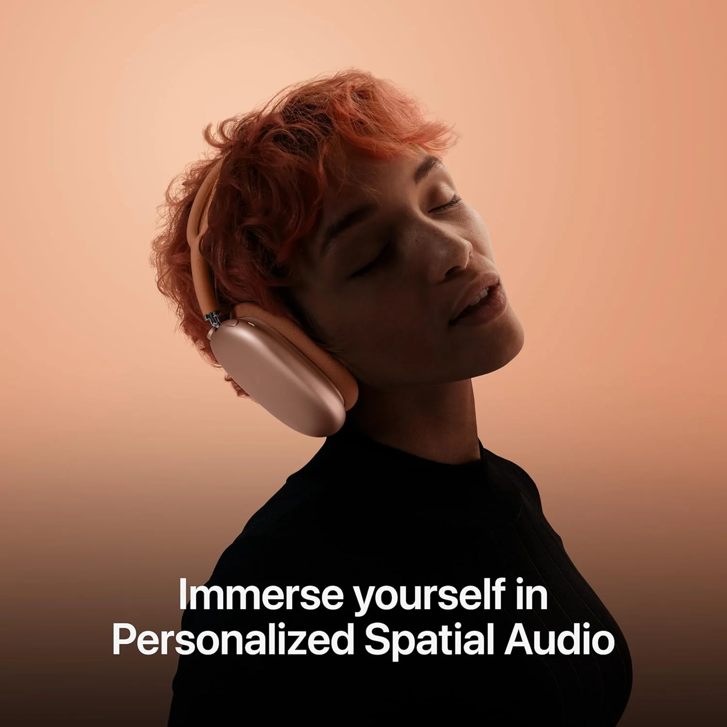 Apple AirPods Max Wireless Over-Ear Headphones, Active Noise Cancellation, Transparency Mode, Personalized Spatial Audio, USB-C Charging, Orange - Image 5