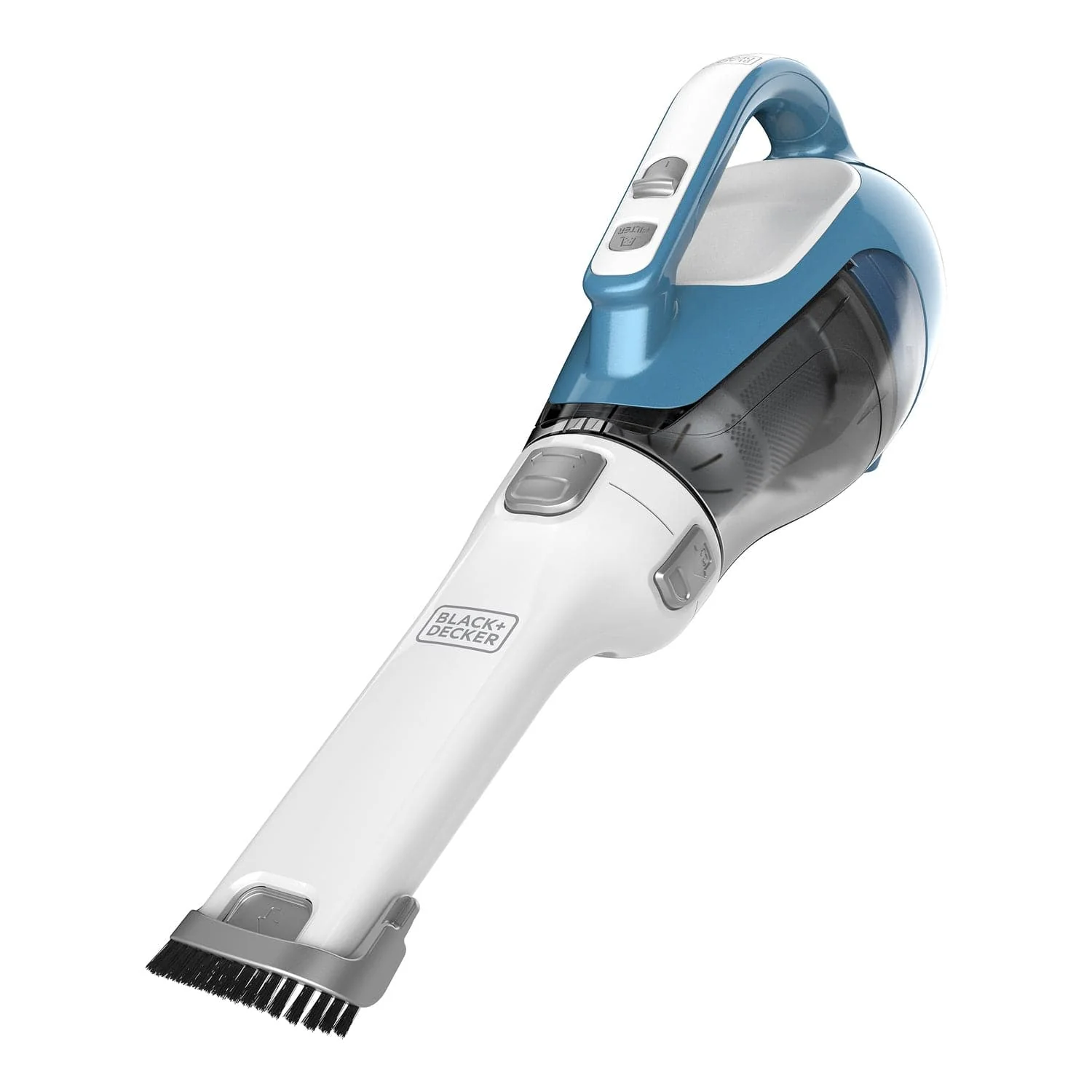 Black+Decker dustbuster AdvancedClean Cordless Handheld Vacuum, Blue and White - Image 5