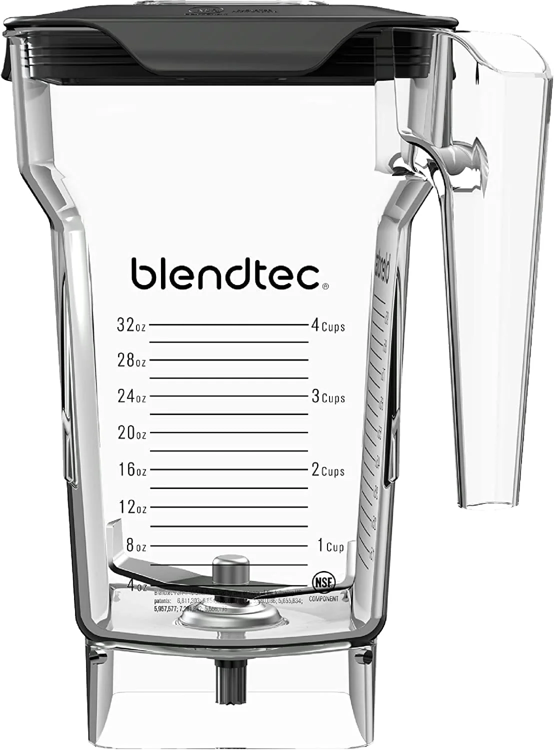 Blendtec FourSide Jar, 32 oz, Clear