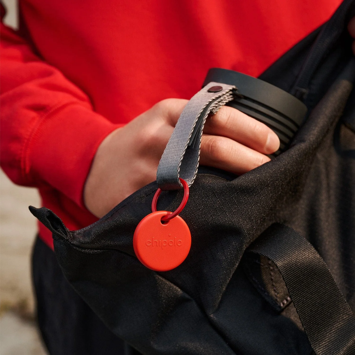 Chipolo POP Device Tracking Tag, 1 Pack, Red - Image 3