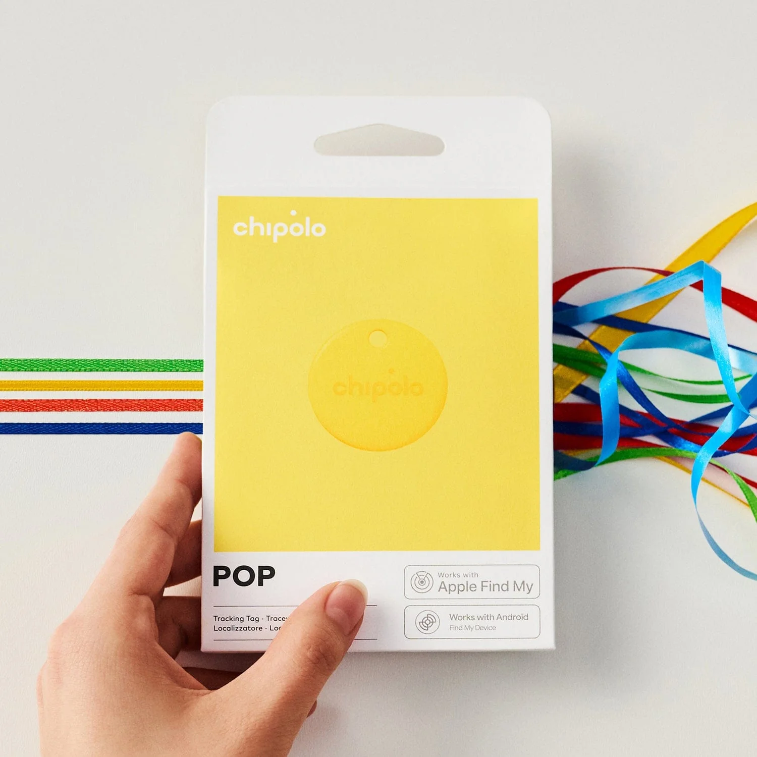 Chipolo POP Device Tracking Tag, 1 Pack, Yellow - Image 2