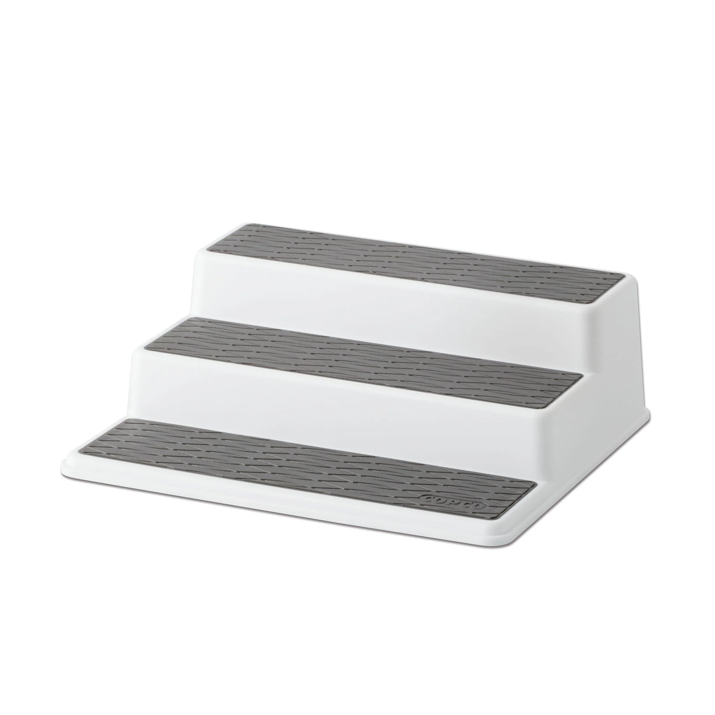 Copco Non-Skid 3-Tier Spice Pantry Kitchen Cabinet Organizer, 10-Inch, Gray