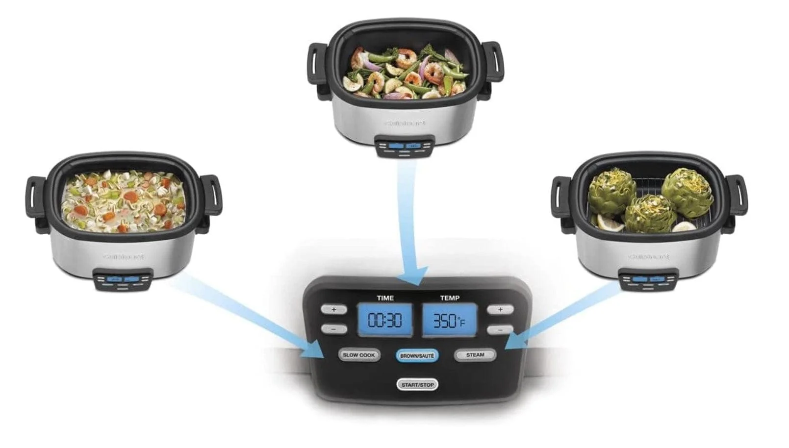 Cuisinart 3 in 1 Cook Central 6 Quart Multi-Cooker - Certified Refurbished - Image 5