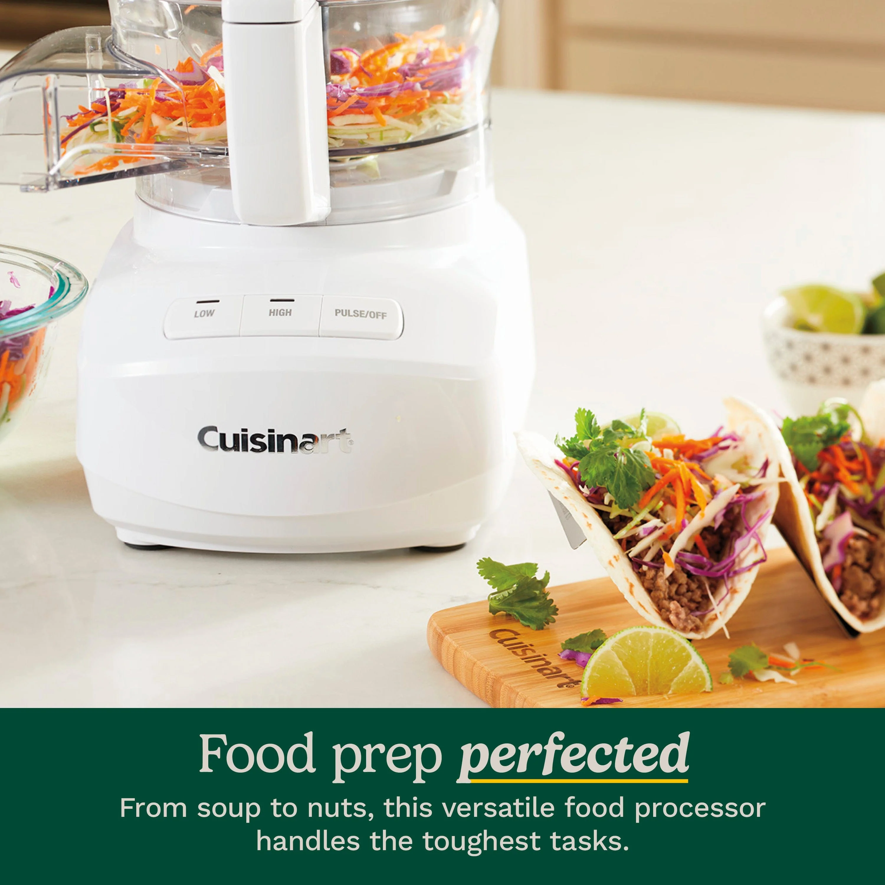 Cuisinart 9-Cup Continuous Feed Food Processor, White - Image 8