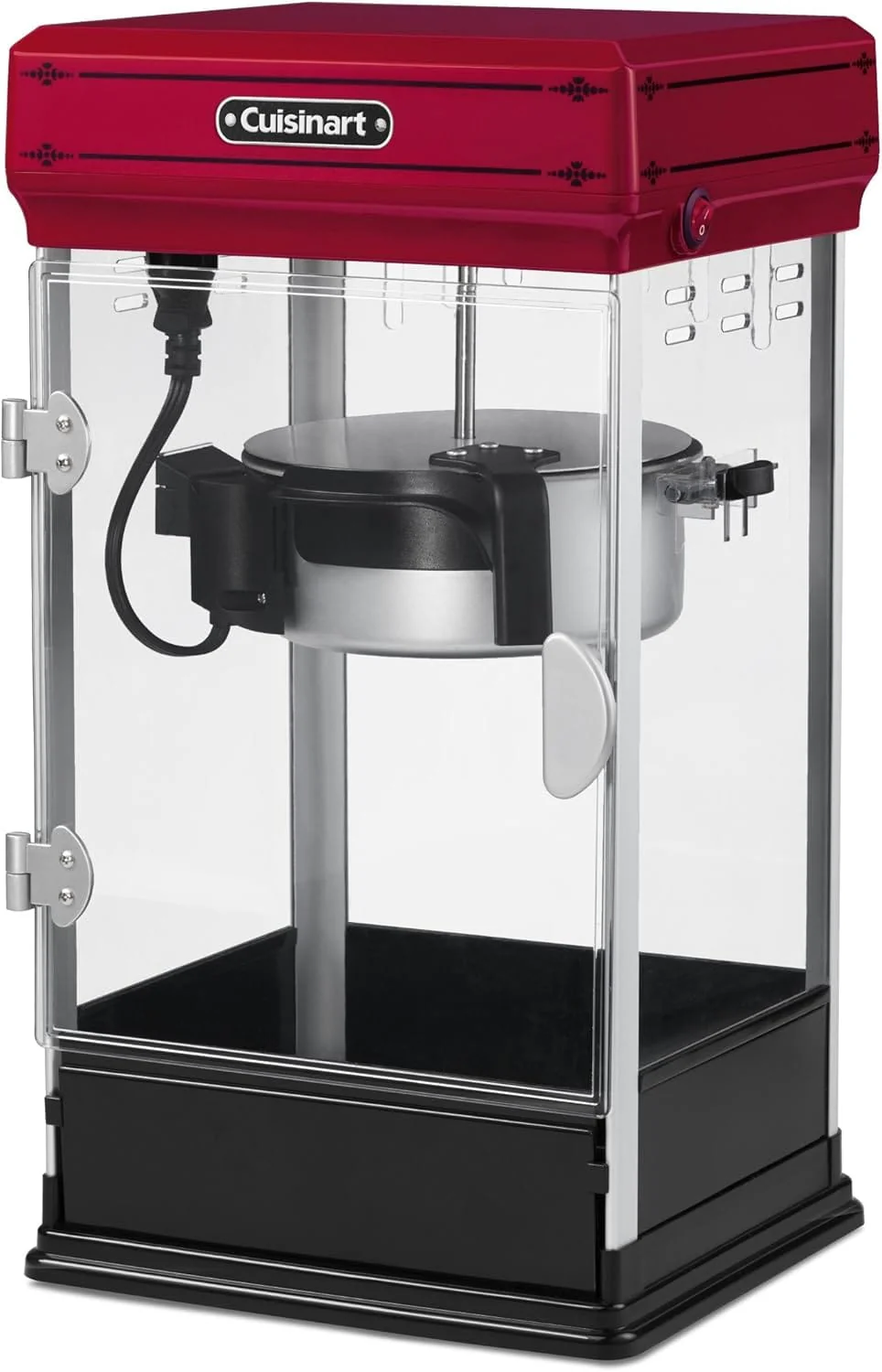 Cuisinart Classic-Style Popcorn Maker, Red - Certified Refurbished - Image 3