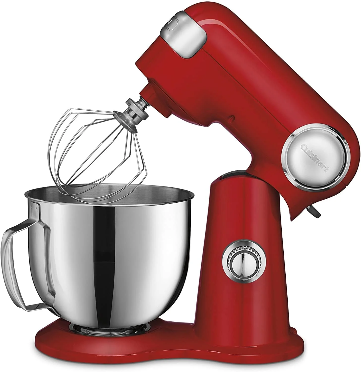 Cuisinart 5.5-Quart Stand Mixer, Brushed Chrome, Red - Certified Refurbished - Image 2
