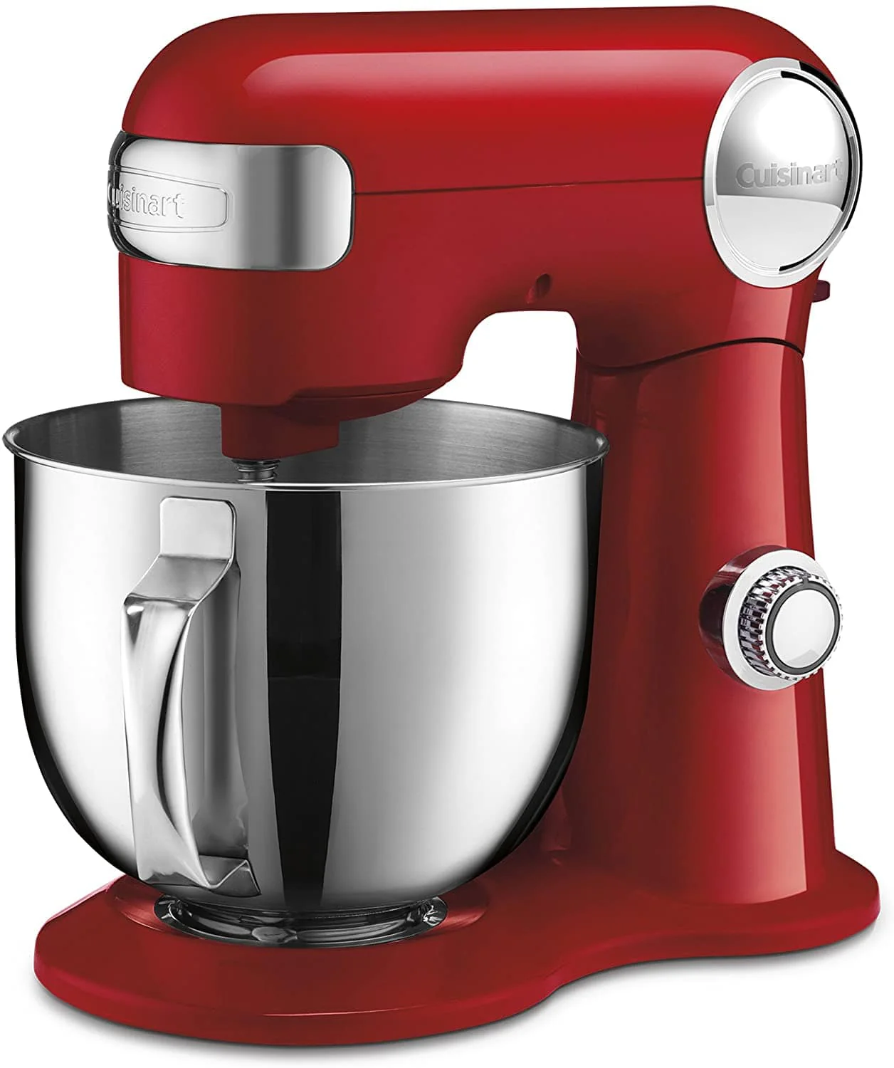 Cuisinart 5.5-Quart Stand Mixer, Brushed Chrome, Red - Certified Refurbished - Image 3