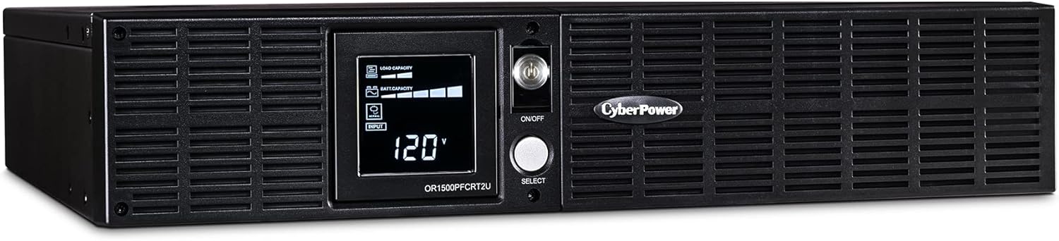CyberPower PFC Sinewave UPS System, 1500VA/1050W, 8 Outlets, AVR, 2U Rack/Tower - Certified Refurbished - Image 2