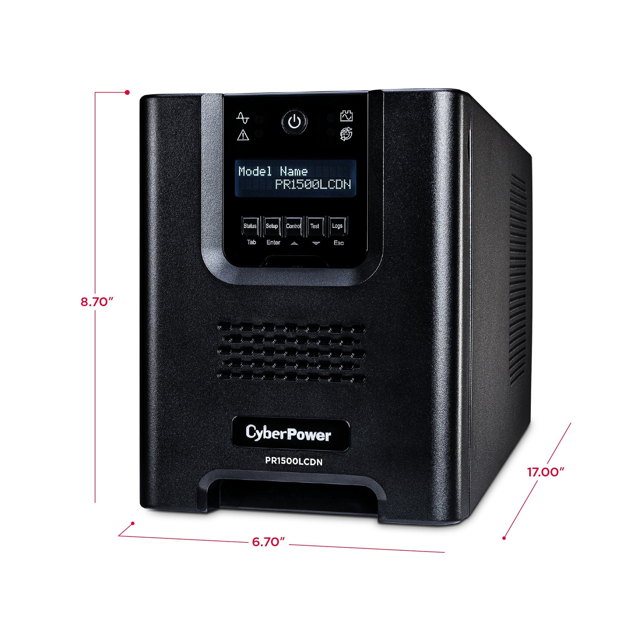 CyberPower Smart App Sinewave UPS System, 1500VA/1500W, 8 Outlets, AVR, Mini-Tower with Network Card - Certified Refurbished - Image 6