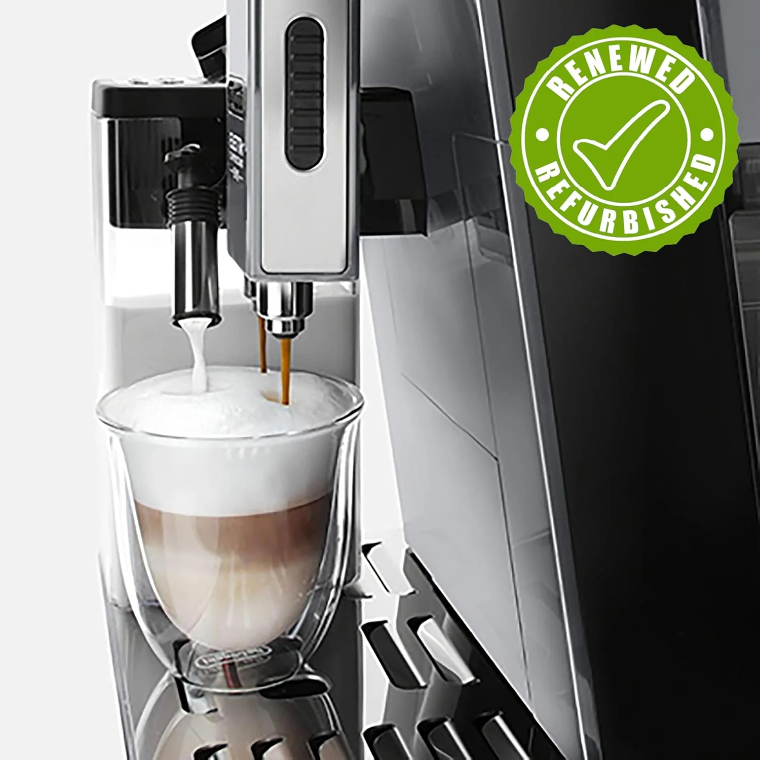 De'Longhi Eletta Evo Fully Automatic Espresso Cappuccino Coffee Maker with One Touch Latte Crema System - Certified Refurbished - Image 3