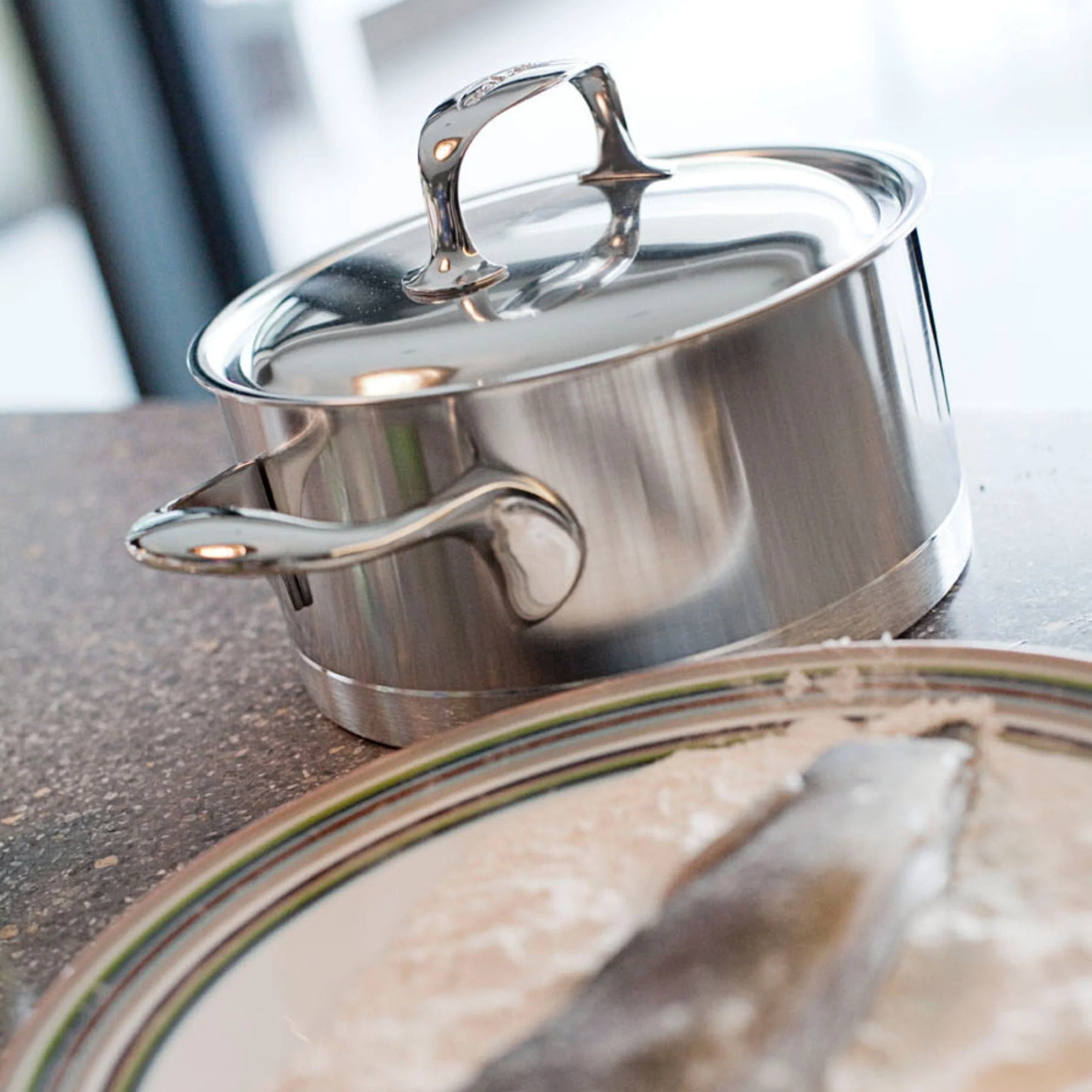 Demeyere Atlantis 8.9-qt Stainless Steel Dutch Oven - Image 6