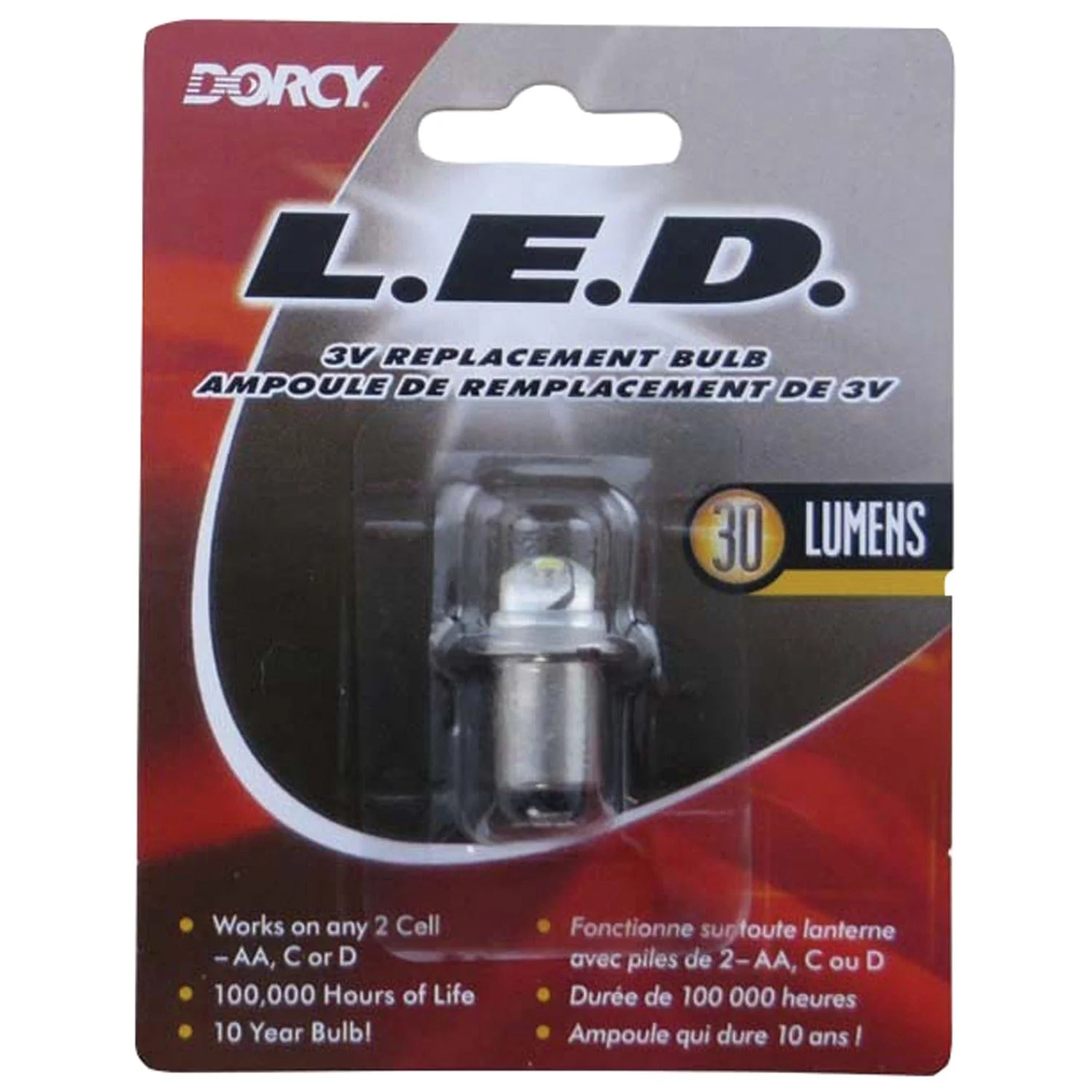 Dorcy 30-Lumen 3-Volt LED Replacement Bulb - Image 3