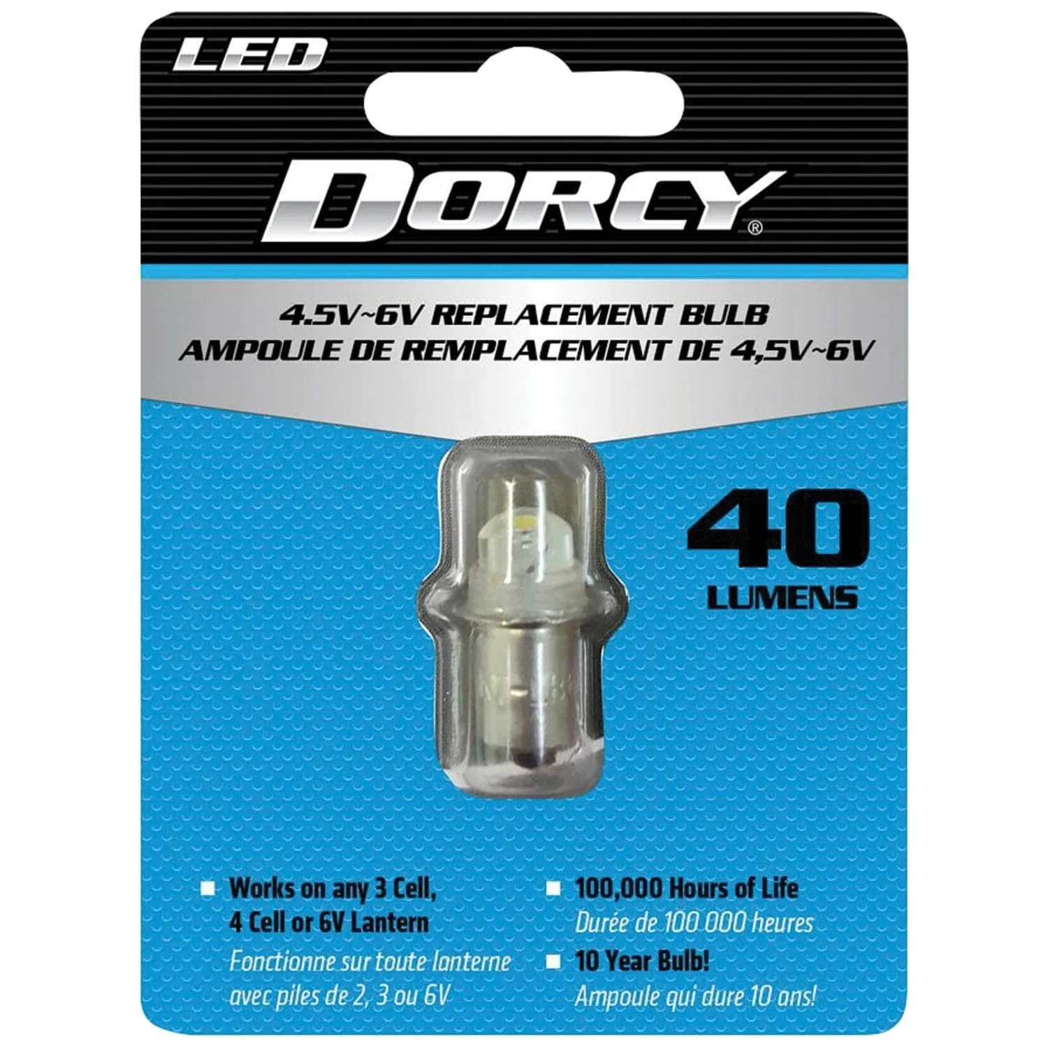 Dorcy 40-Lumen, 4.5-Volt–6-Volt LED Replacement Bulb - Image 2