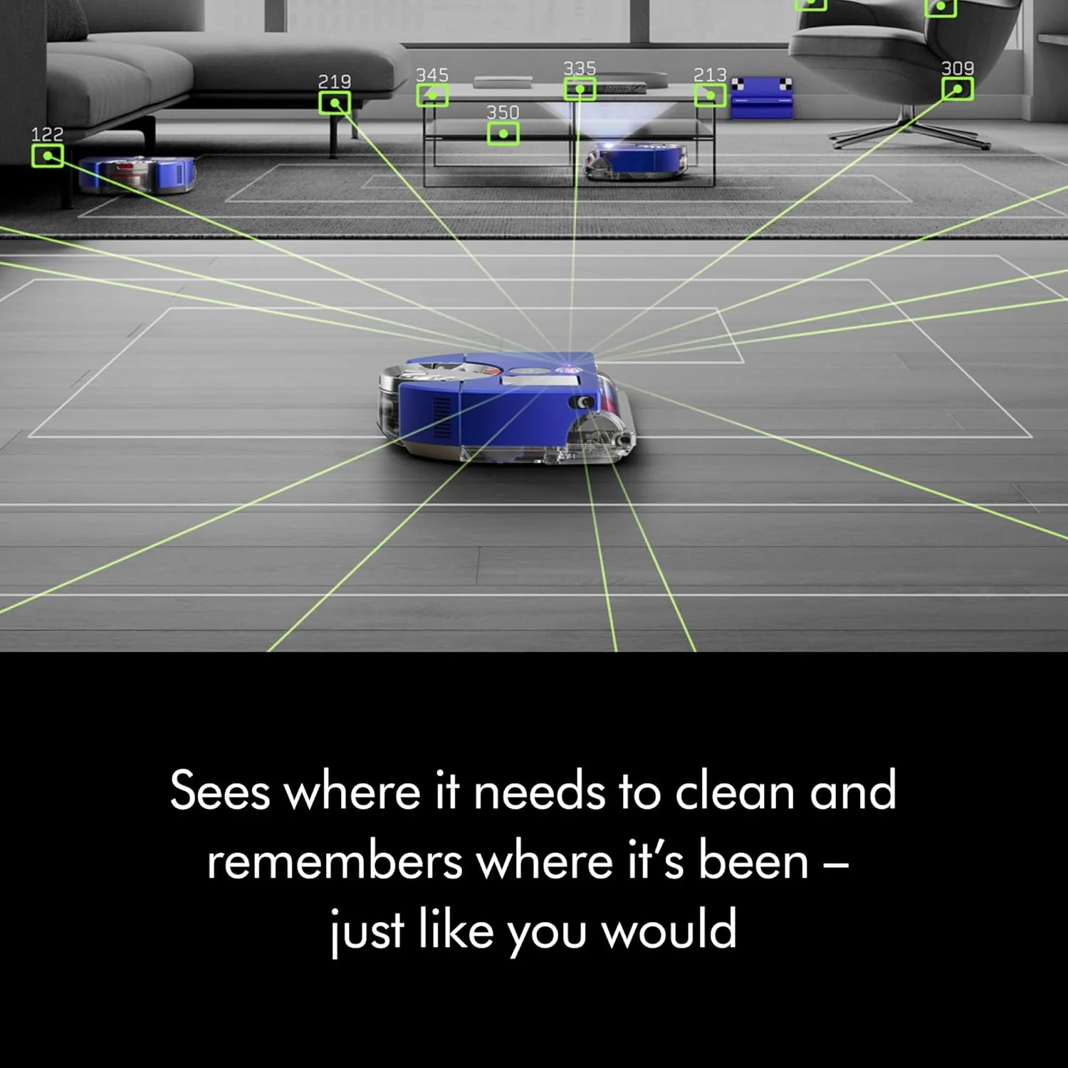 Dyson 360 Vis Nav Robot Vacuum, Intelligent Navigation, Powerful Suction, Smart Cleaning for Home Floors - Image 3