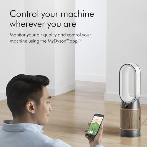 Dyson HP09 Purifier Hot+Cool Formaldehyde, White/Gold - Image 6