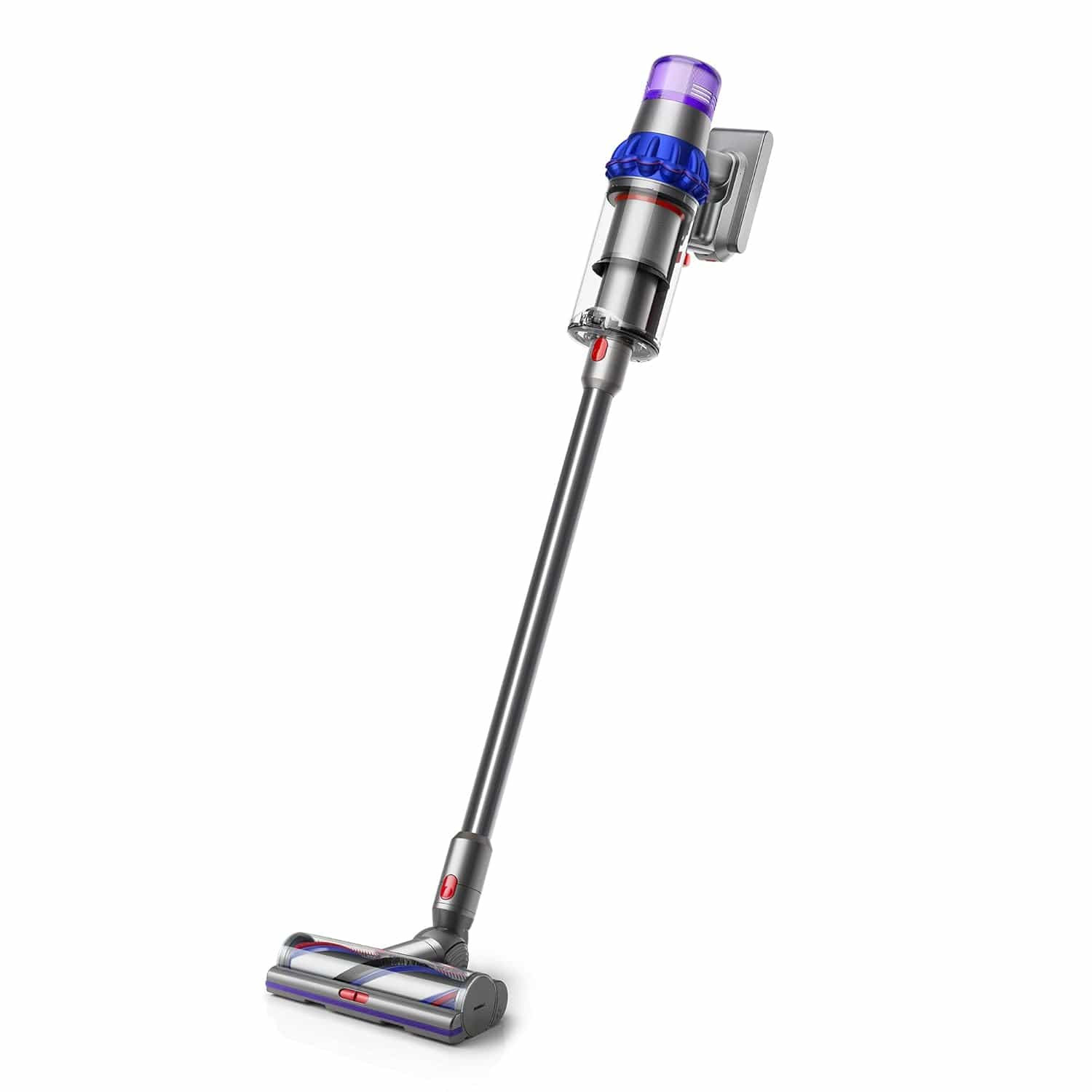 Dyson V15 Detect Pro Cordless Vacuum Cleaner, with Bonus Extra Battery, Purple/Silver