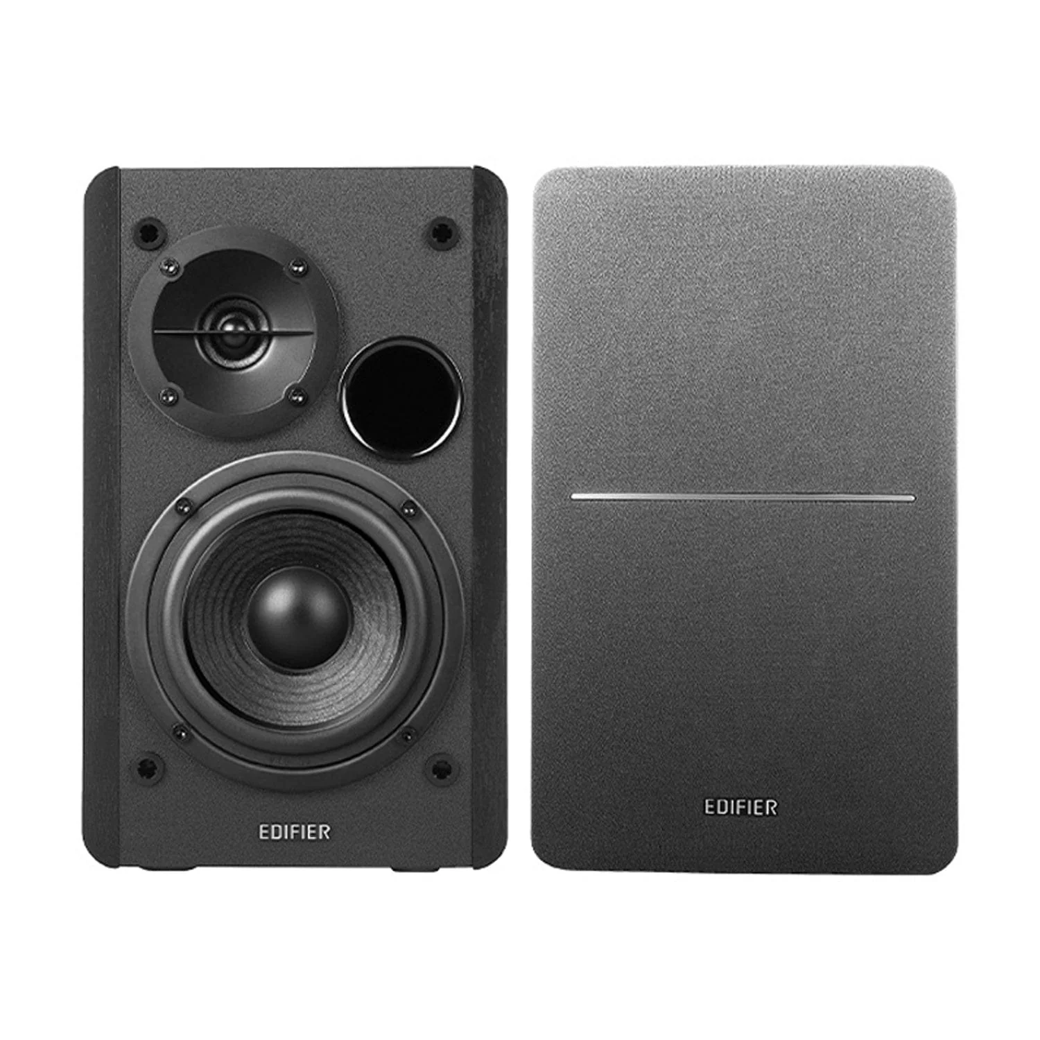 Edifier 42-Watt Continuous-Power Amplified Bookshelf Speakers, R1280T, 2 Count, Black - Image 4