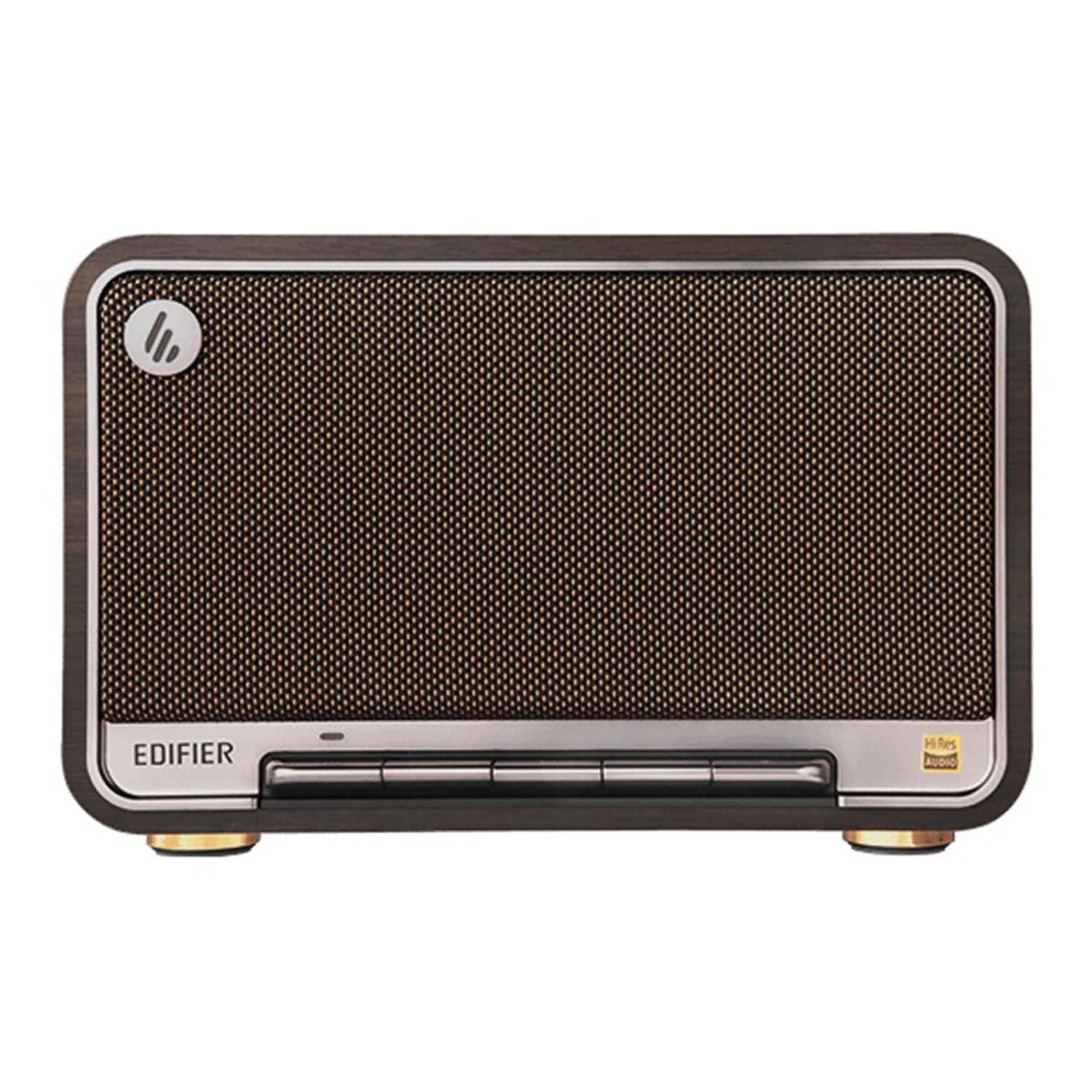 Edifier 60-Watt-Continuous Bluetooth Retro Rechargeable Tabletop Speaker, D32, Black Walnut - Image 2