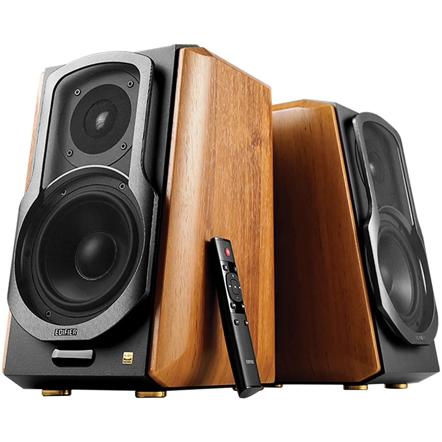 Edifier S1000MKII 5.5-In. 120-Watt-RMS Amplified Bluetooth Bookshelf Speaker System with Remote - Image 4