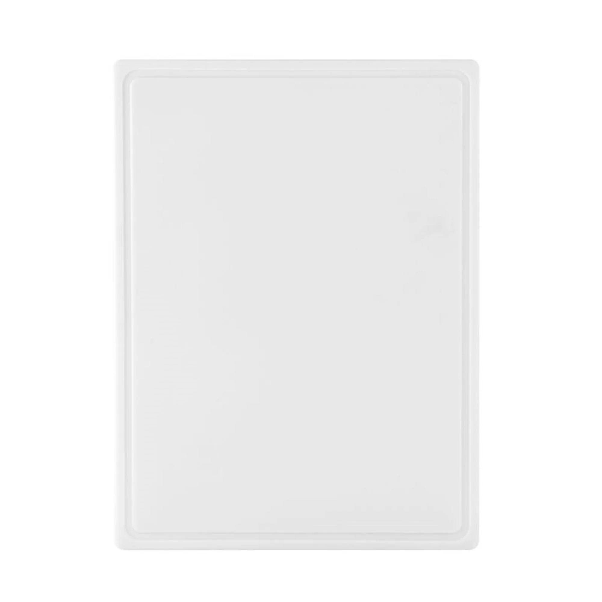 Farberware Extra-Large Plastic Cutting Board with Perimeter Juice Groove, Dishwasher-Safe Kitchen Chopping Board, 15x20-Inch, White