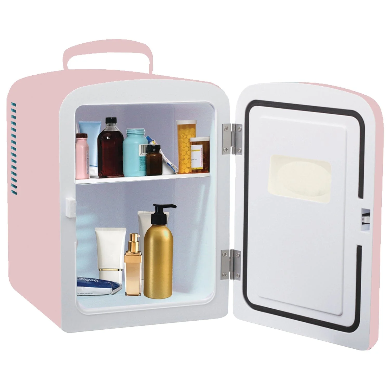 Frigidaire 0.5-Cu. Ft. Retro Portable Mini Fridge, Pink - Image 3