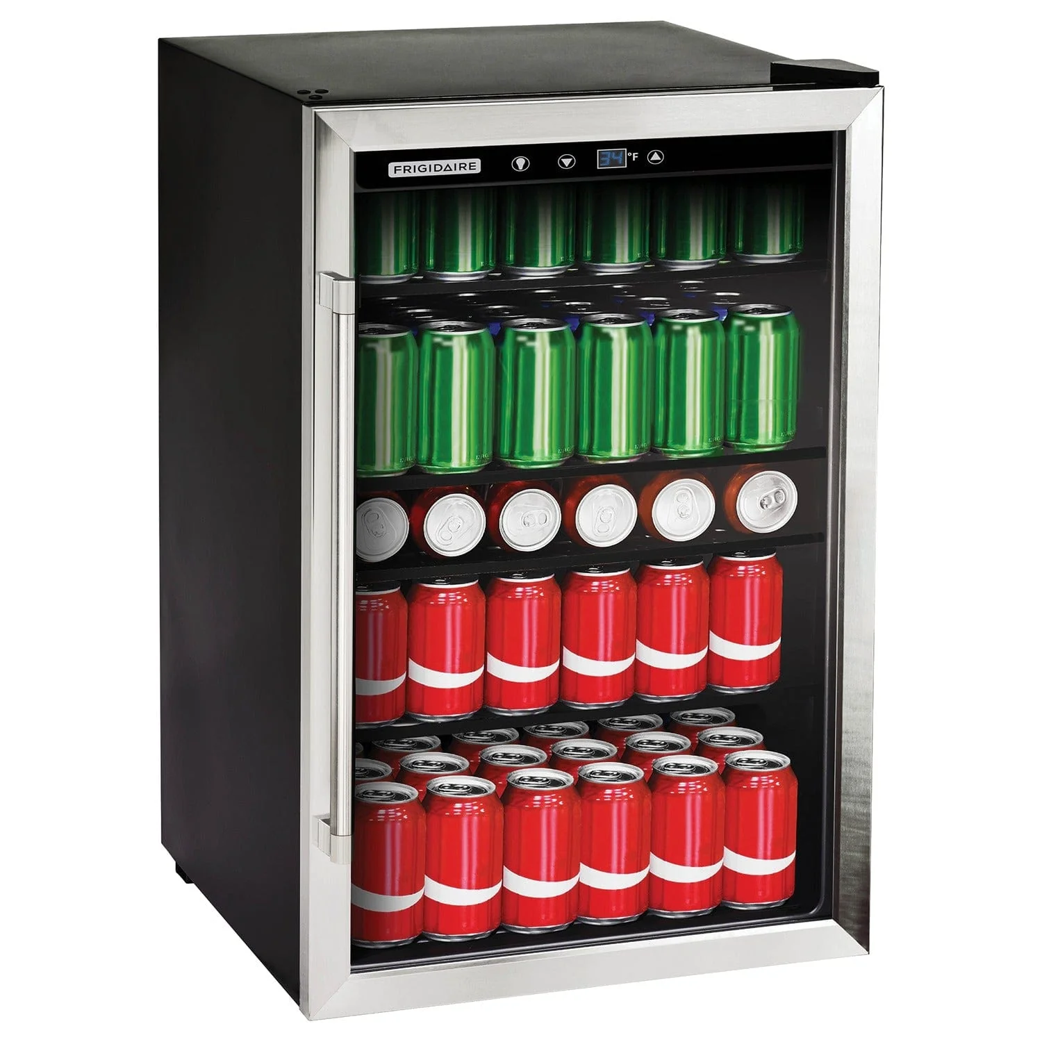 Frigidaire 4.4-Cu-Ft. 126-Can Stainless Steel Door Beverage Center Compact Refrigerator - Image 3
