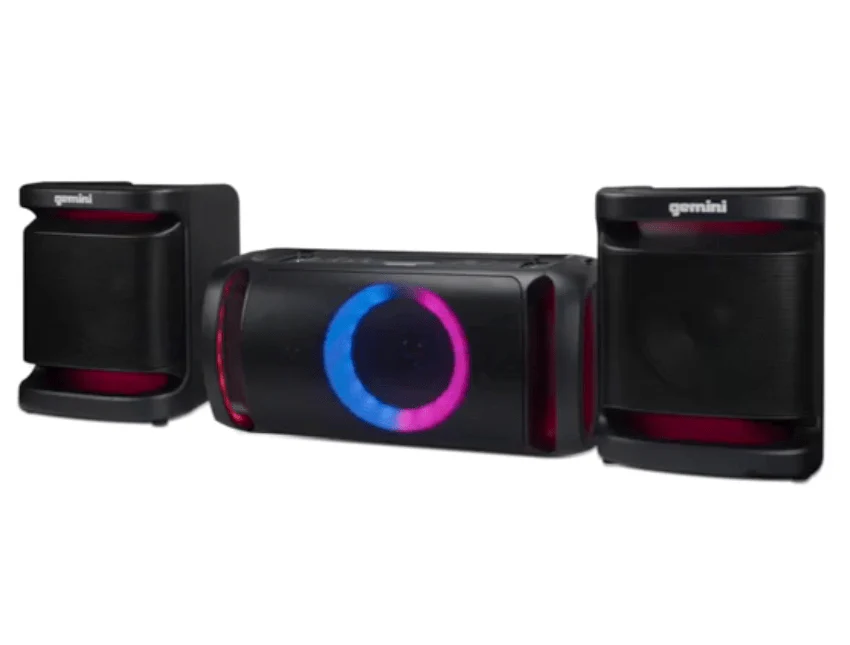 Gemini 2000 Watt Bass Boost Bluetooth Music System - Image 12