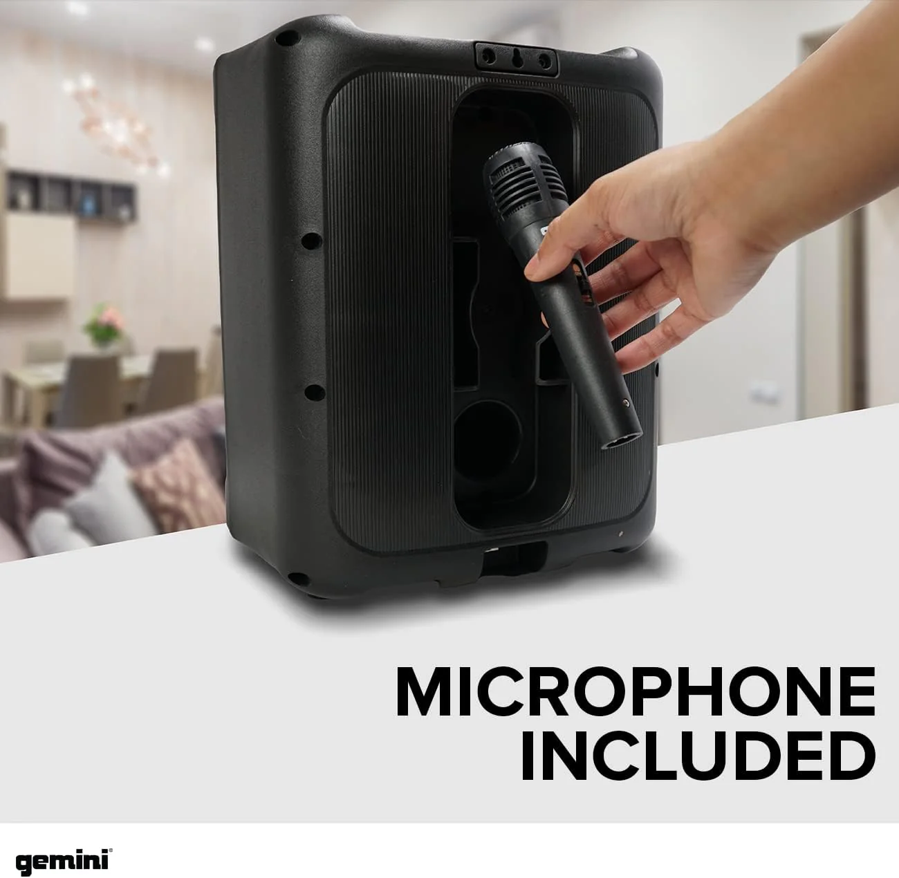 Gemini 2000 Watt Bass Boost Bluetooth Music System - Image 8
