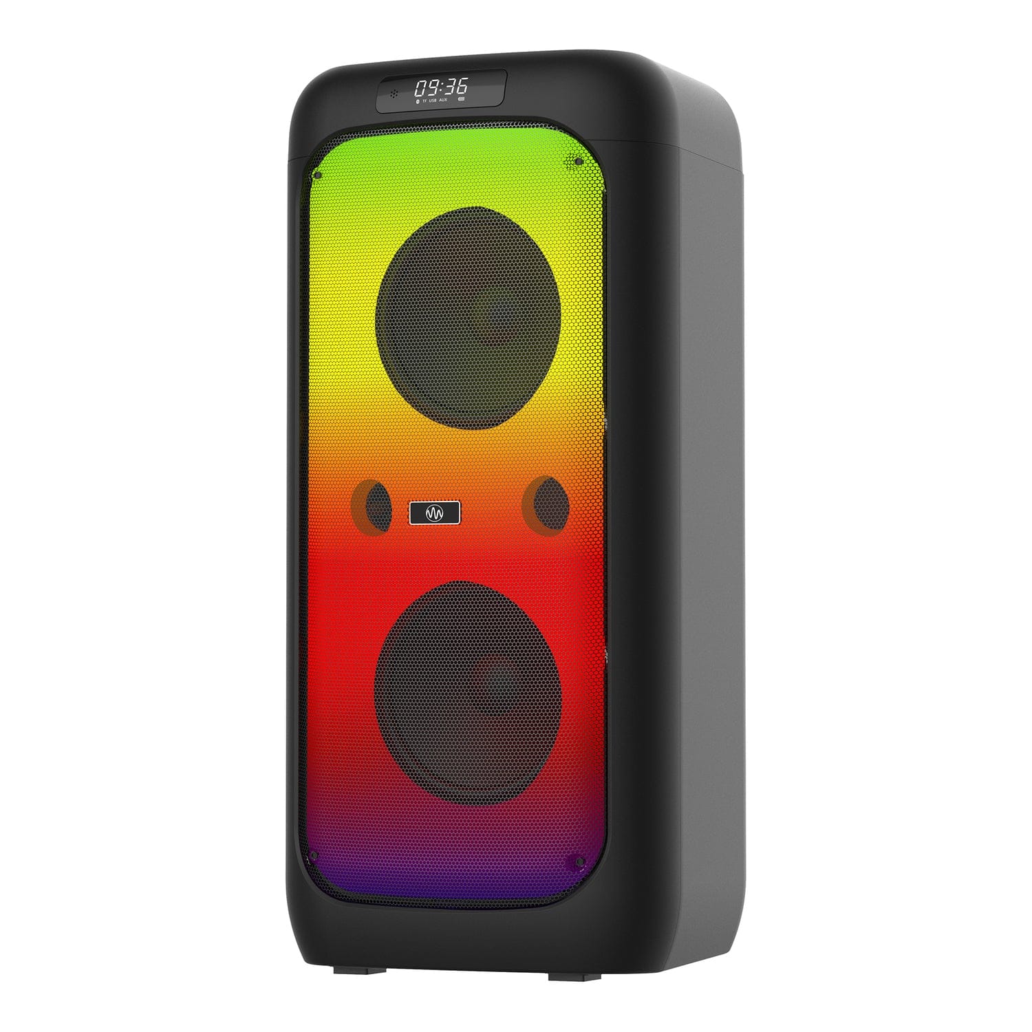 Gemini GGO Series Portable Bluetooth TWS Dual-Woofer Karaoke Boom Box with Lights, Microphone, and Remote, Black, GGO-2650L - Image 4