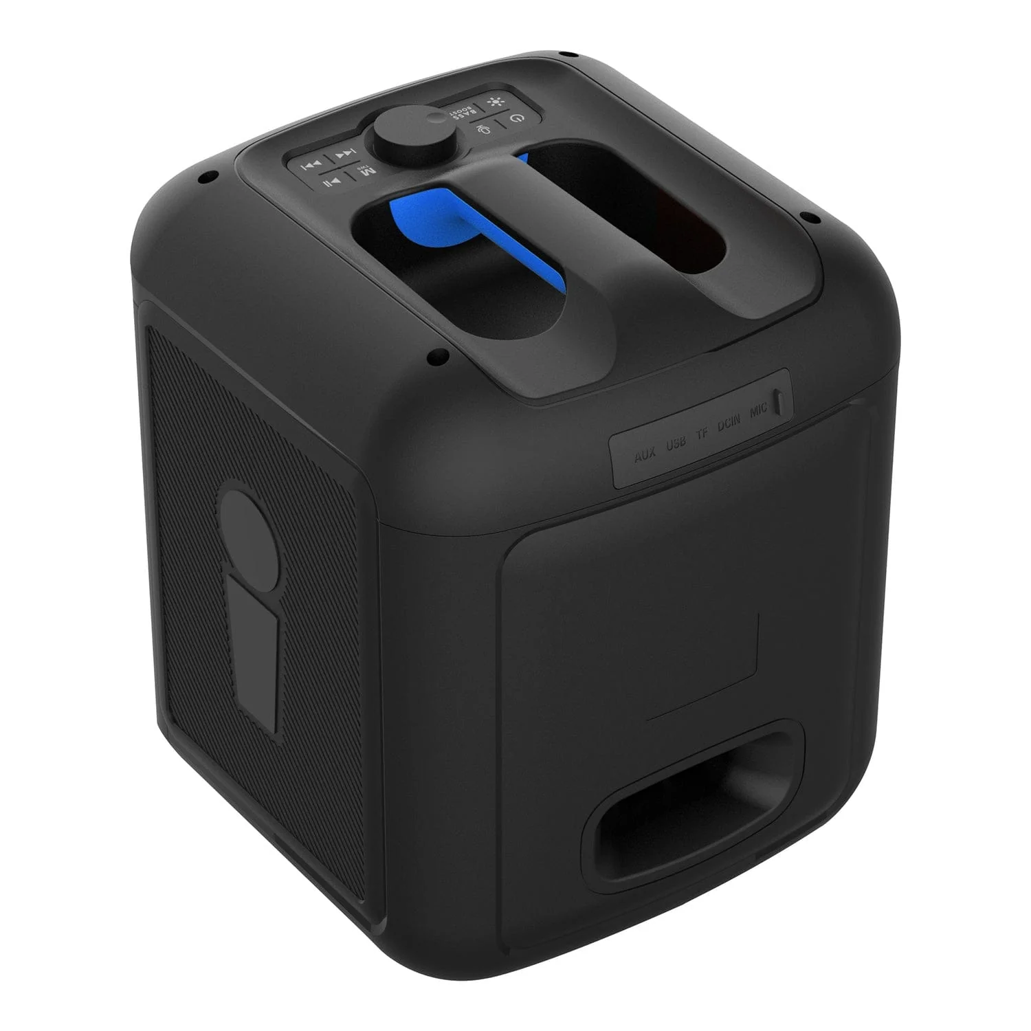 Gemini GGO Series Portable Bluetooth TWS Karaoke Speaker with Lights, Microphone, and Remote, Black, GGO-650L - Image 3