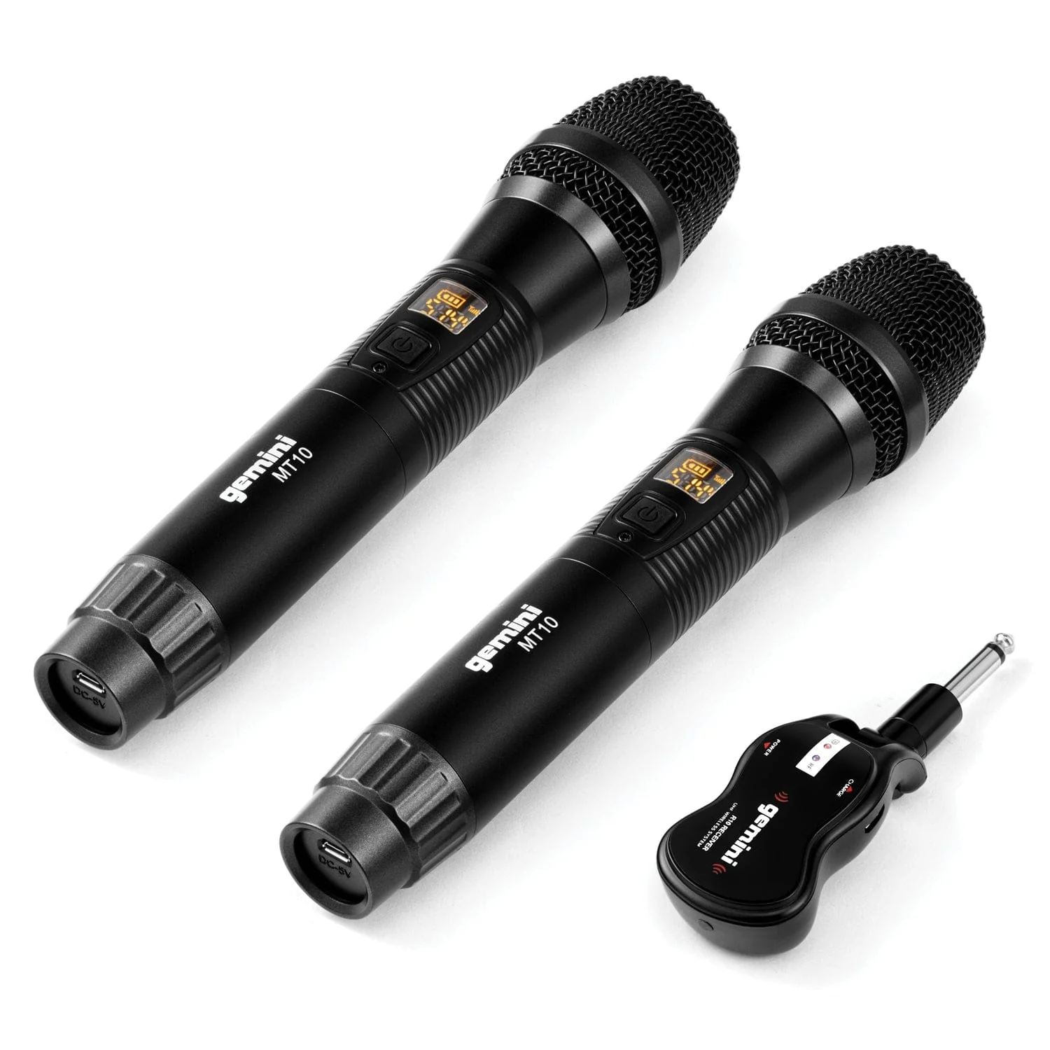 Gemini GMU-M200 UHF Dual Wireless Microphone System - Image 3