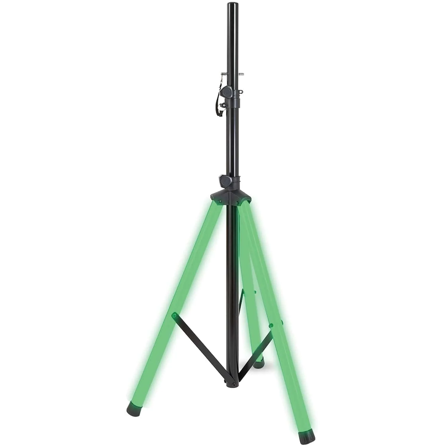 Gemini Professional Adjustable PA LED Speaker Stand with Remote, Black with Color-Changing Legs, STL-500 - Image 3