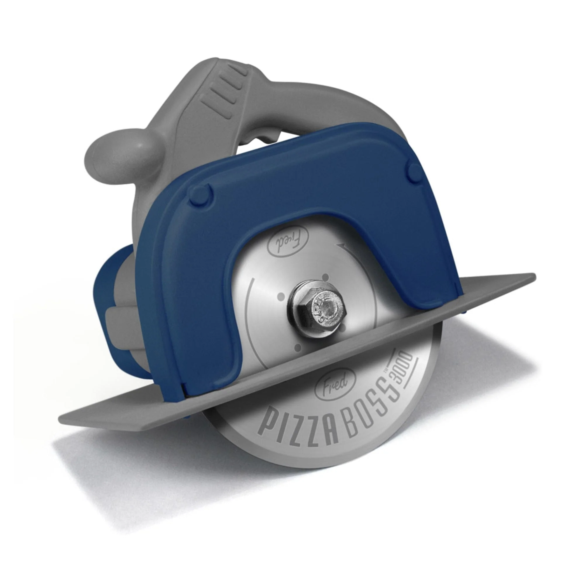 Genuine Fred Circular Saw Stainless Steel Pizza Wheel, Easy to Clean with Removable Shield