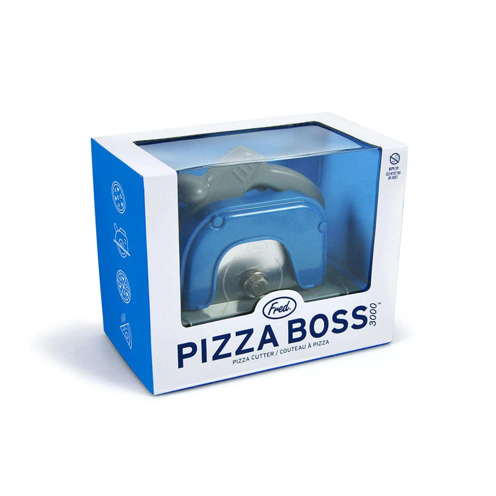 Genuine Fred Circular Saw Stainless Steel Pizza Wheel, Easy to Clean with Removable Shield - Image 2