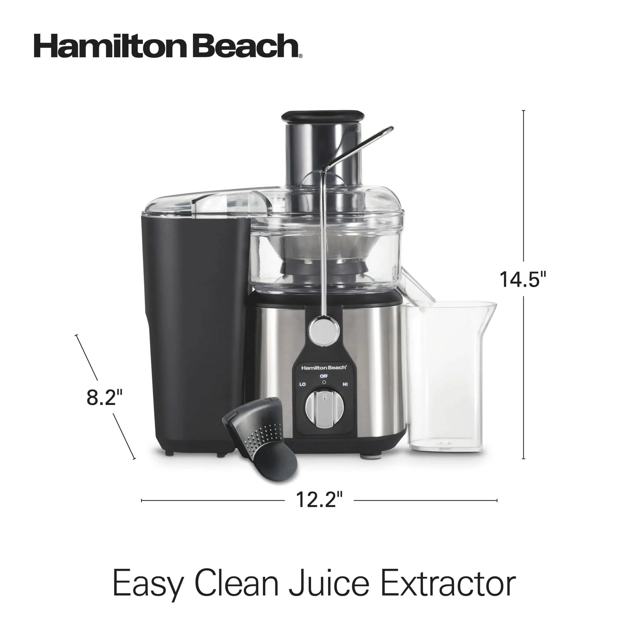 Hamilton Beach Easy Clean Juicer, Juice Extractor, Big Mouth Chute - Certified Refurbished - Image 8