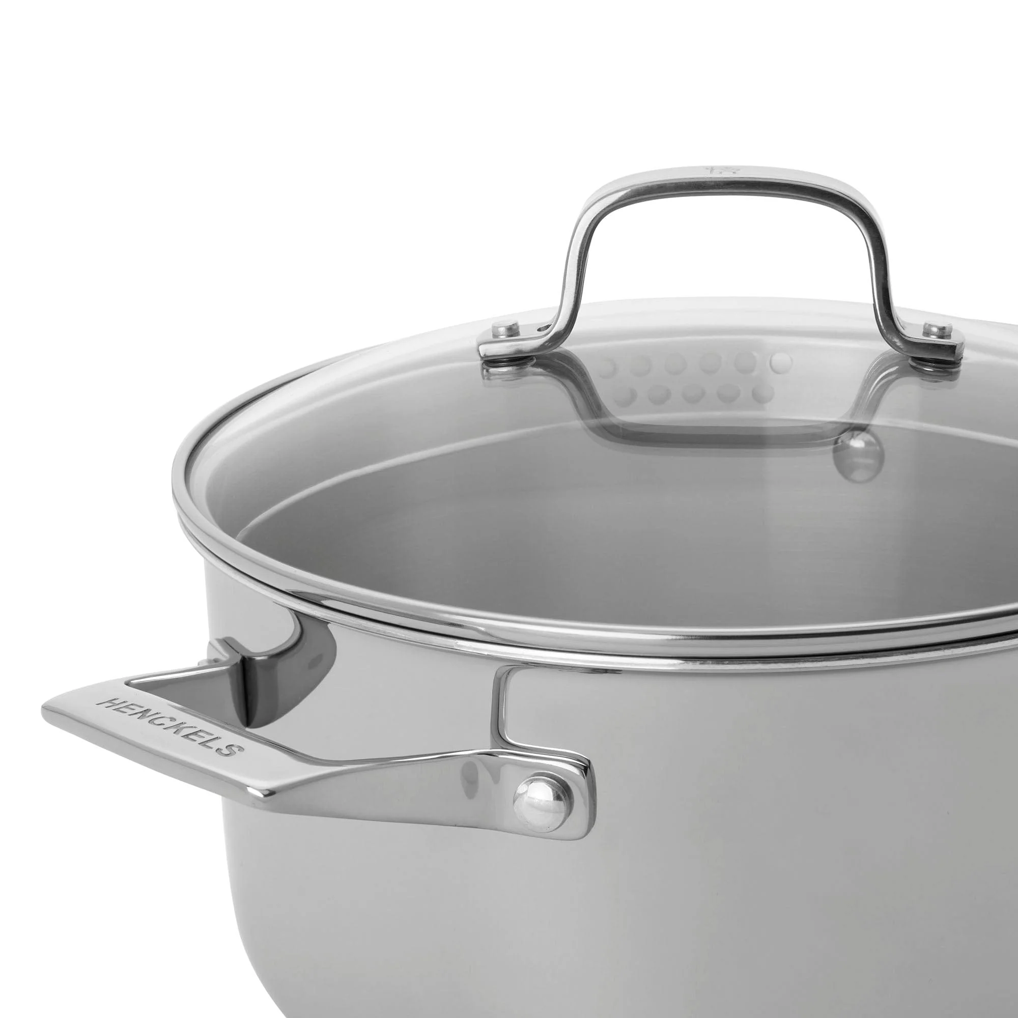 Henckels Clad H3 6-qt Stainless Steel Dutch Oven with Lid - Image 4