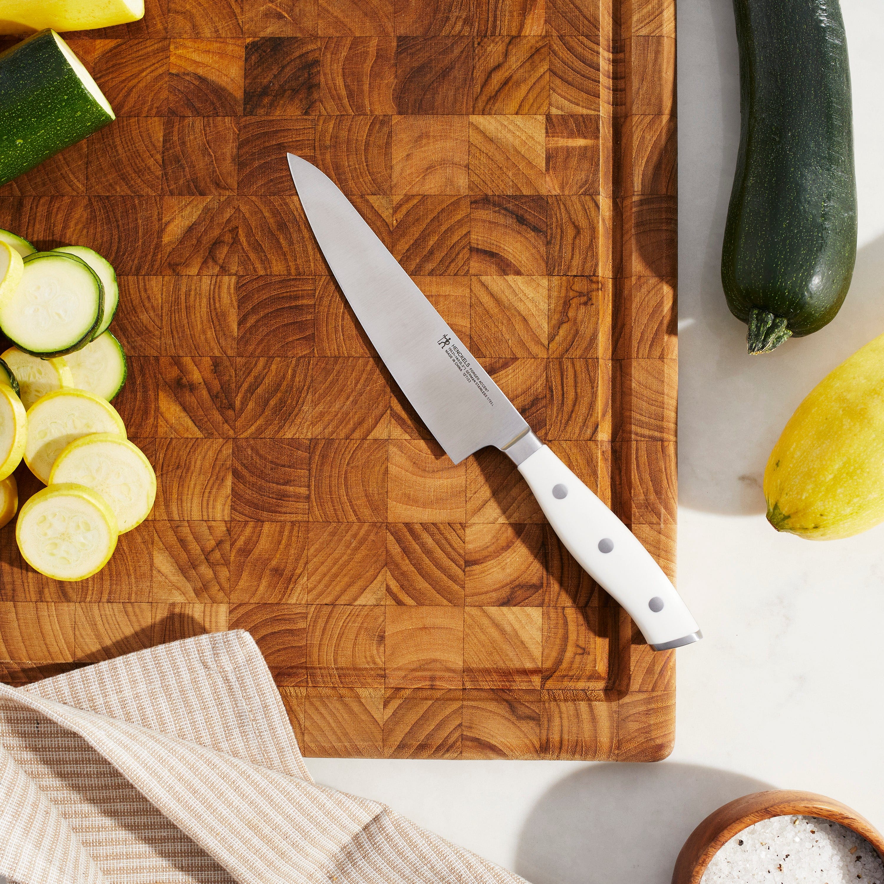 Henckels Forged Accent 5.5-inch Prep Knife - White Handle - Image 2