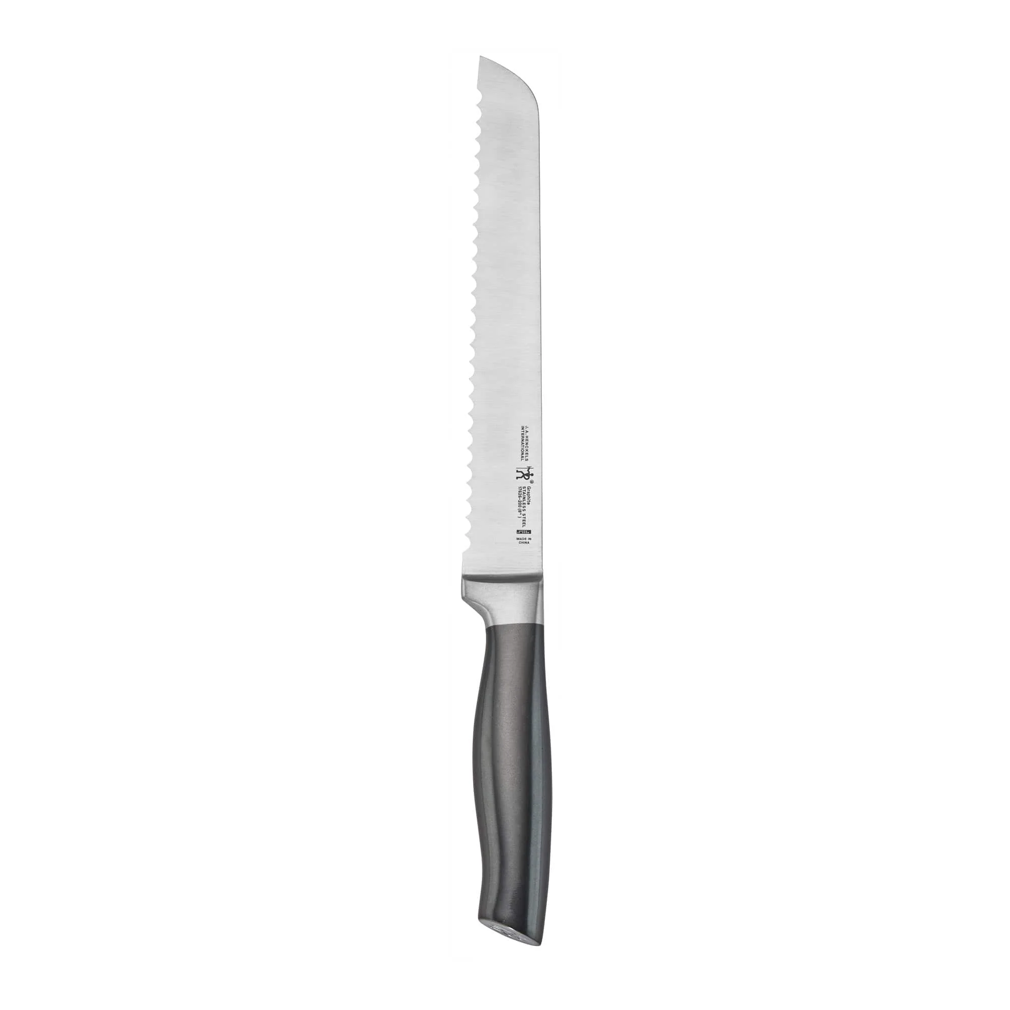 Henckels Graphite 13-pc Knife Set with Block, Knife Sharpener, Chef, Steak, Black, Stainless Steel - Image 6