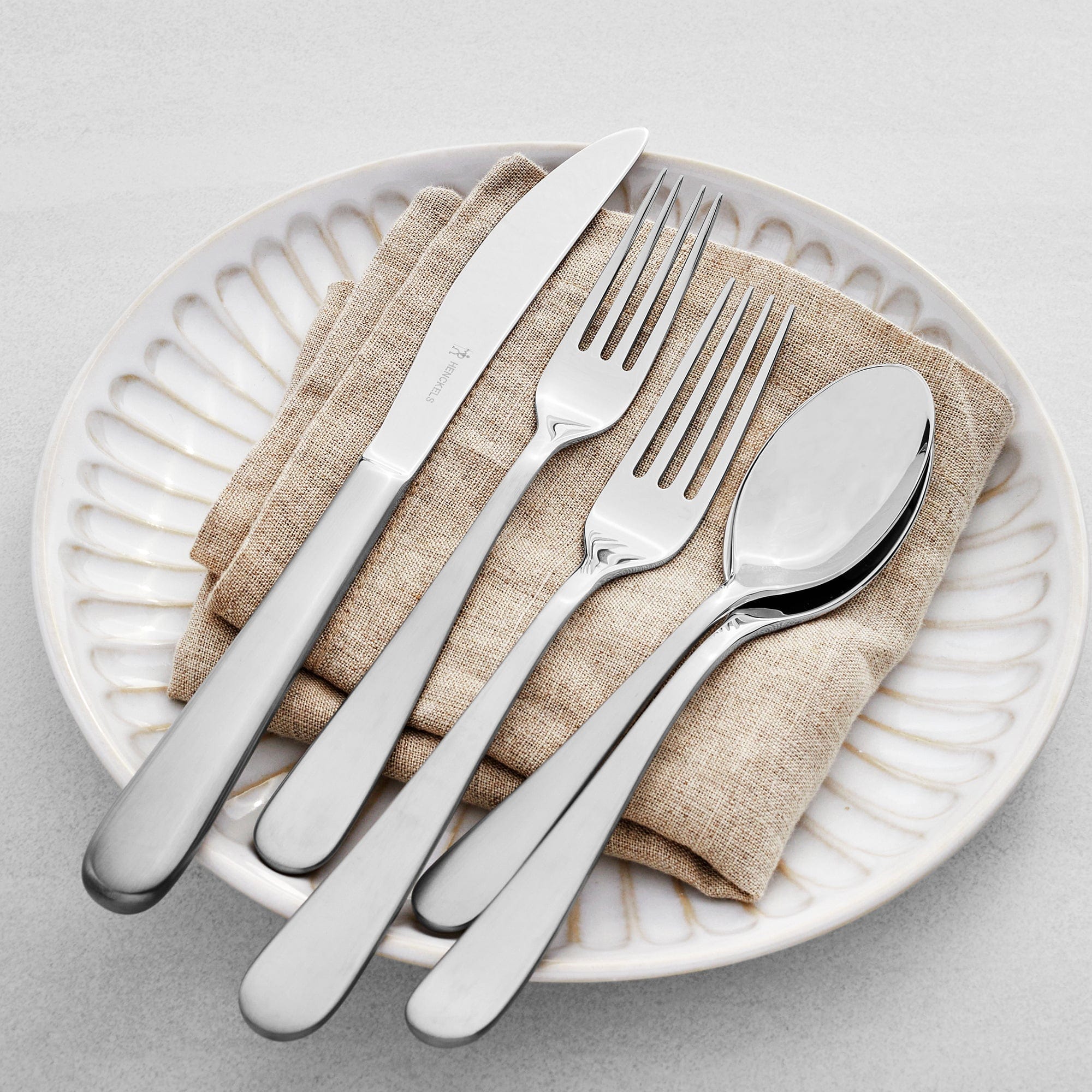 Henckels Lucena 65-pc 18/10 Stainless Steel Flatware Set - Image 2