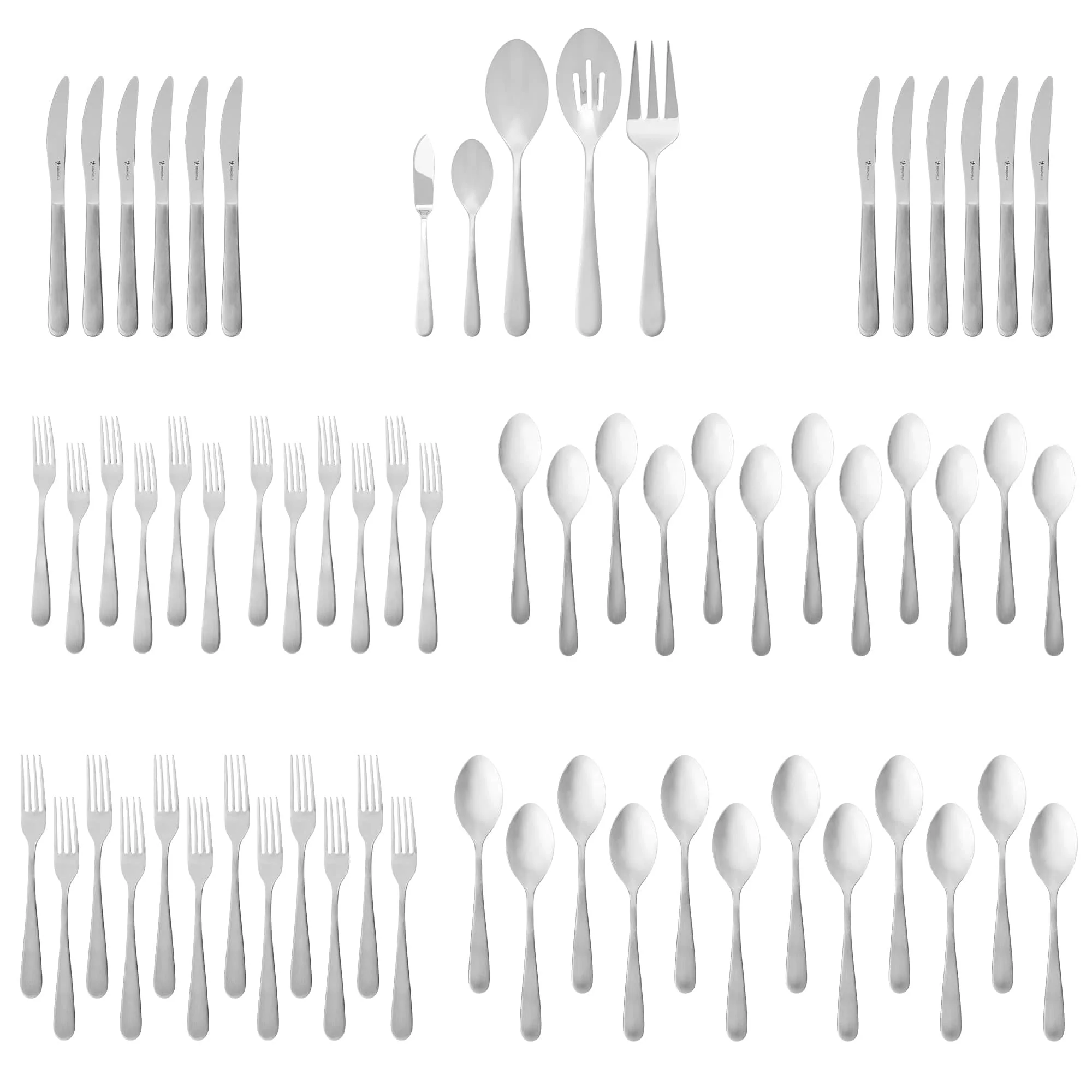 Henckels Lucena 65-pc 18/10 Stainless Steel Flatware Set - Image 3