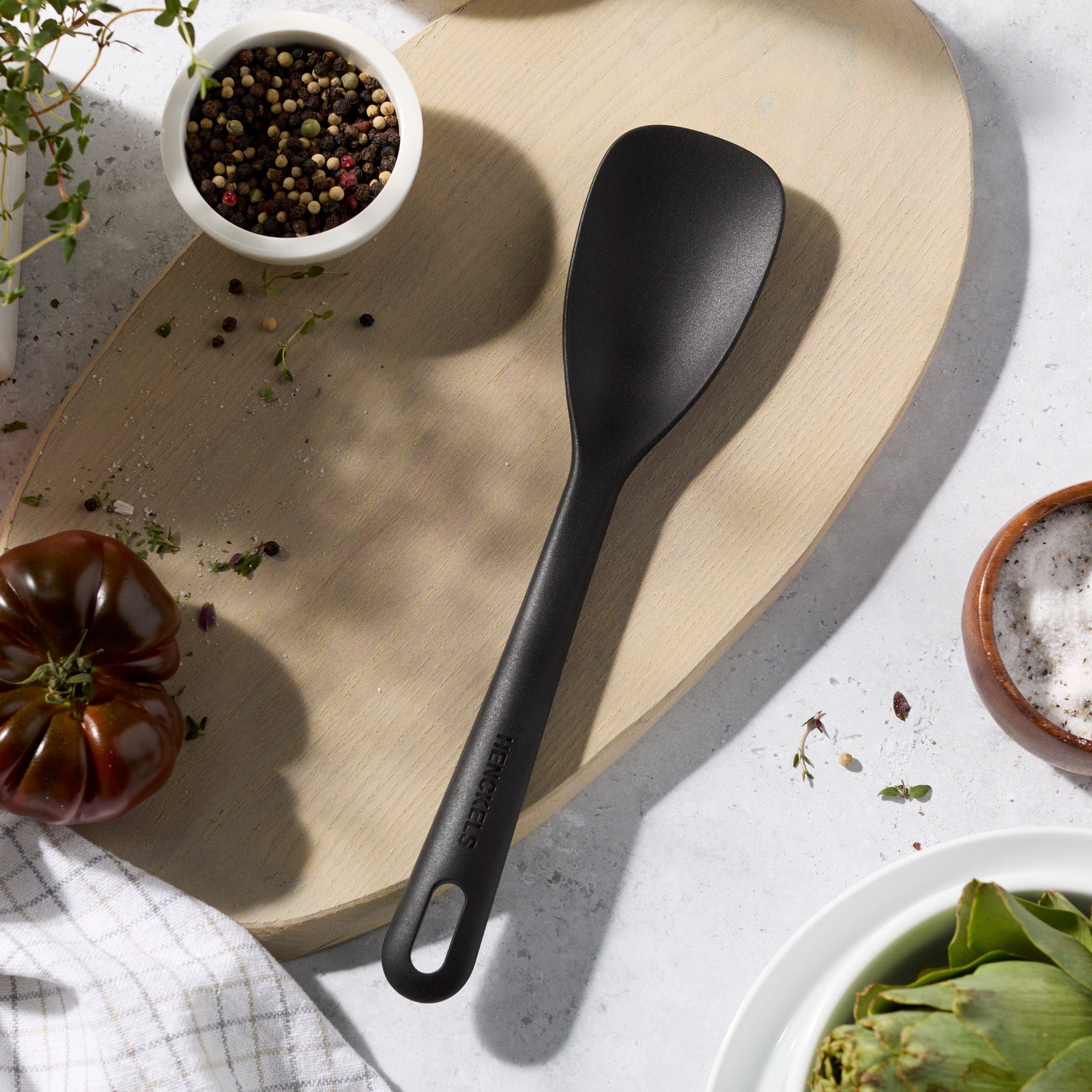Henckels Silicone Onyx Serving Spoon, BPA-Free Cooking Utensil - Image 2