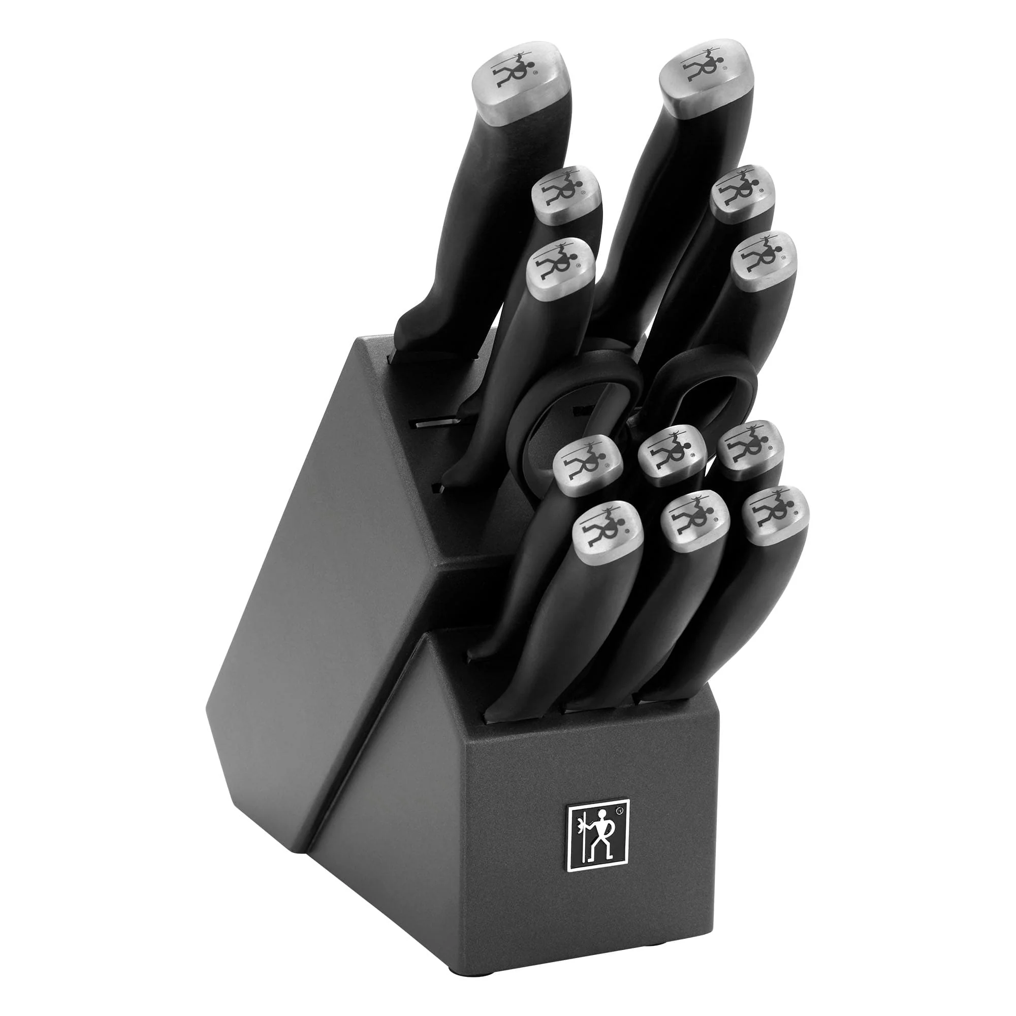 Henckels Silvercap 14 Piece Knife Set with Block, Chef, Paring, Utility, Bread, Steak, Stainless Steel - Image 6