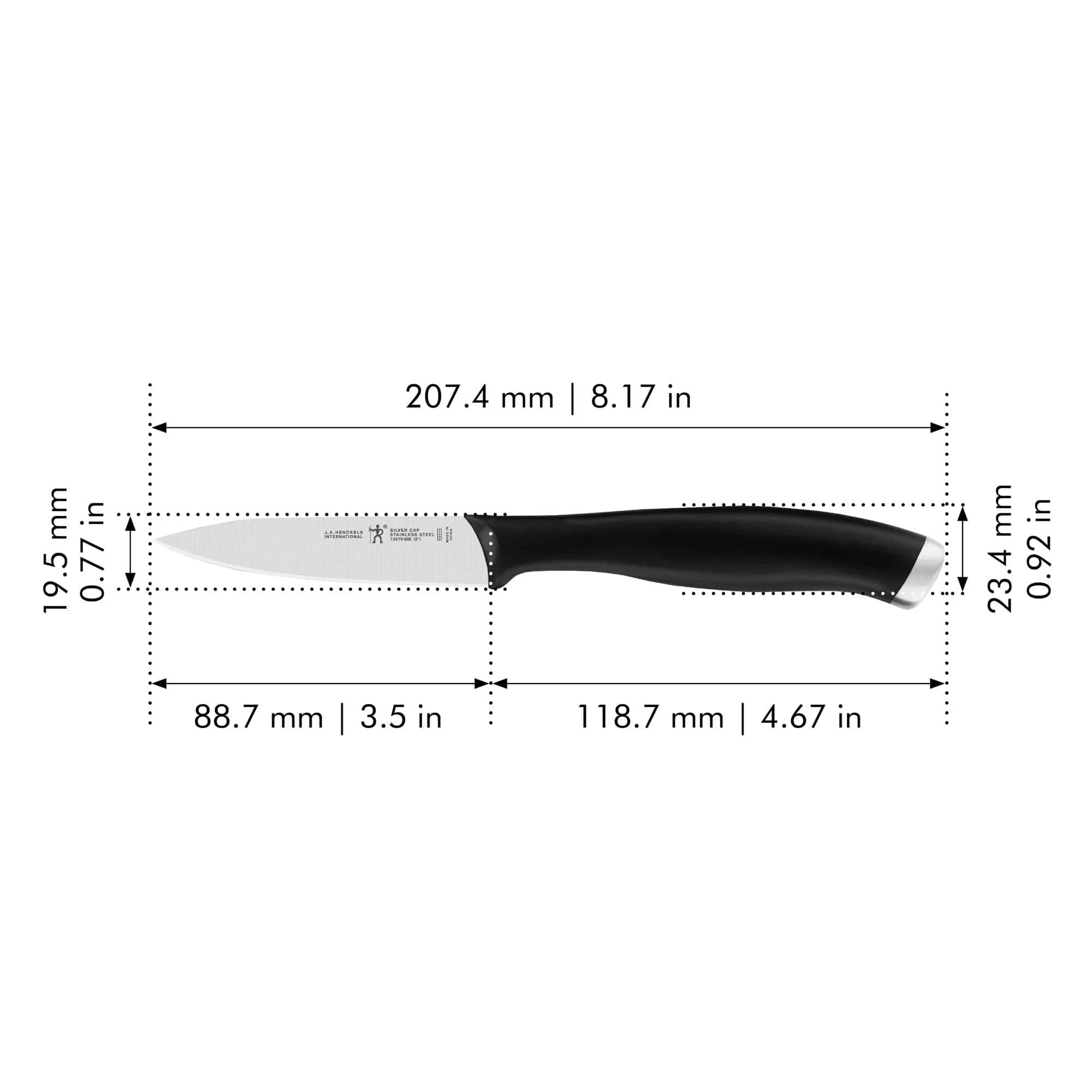 Henckels Silvercap 3-inch Paring Knife - Image 4