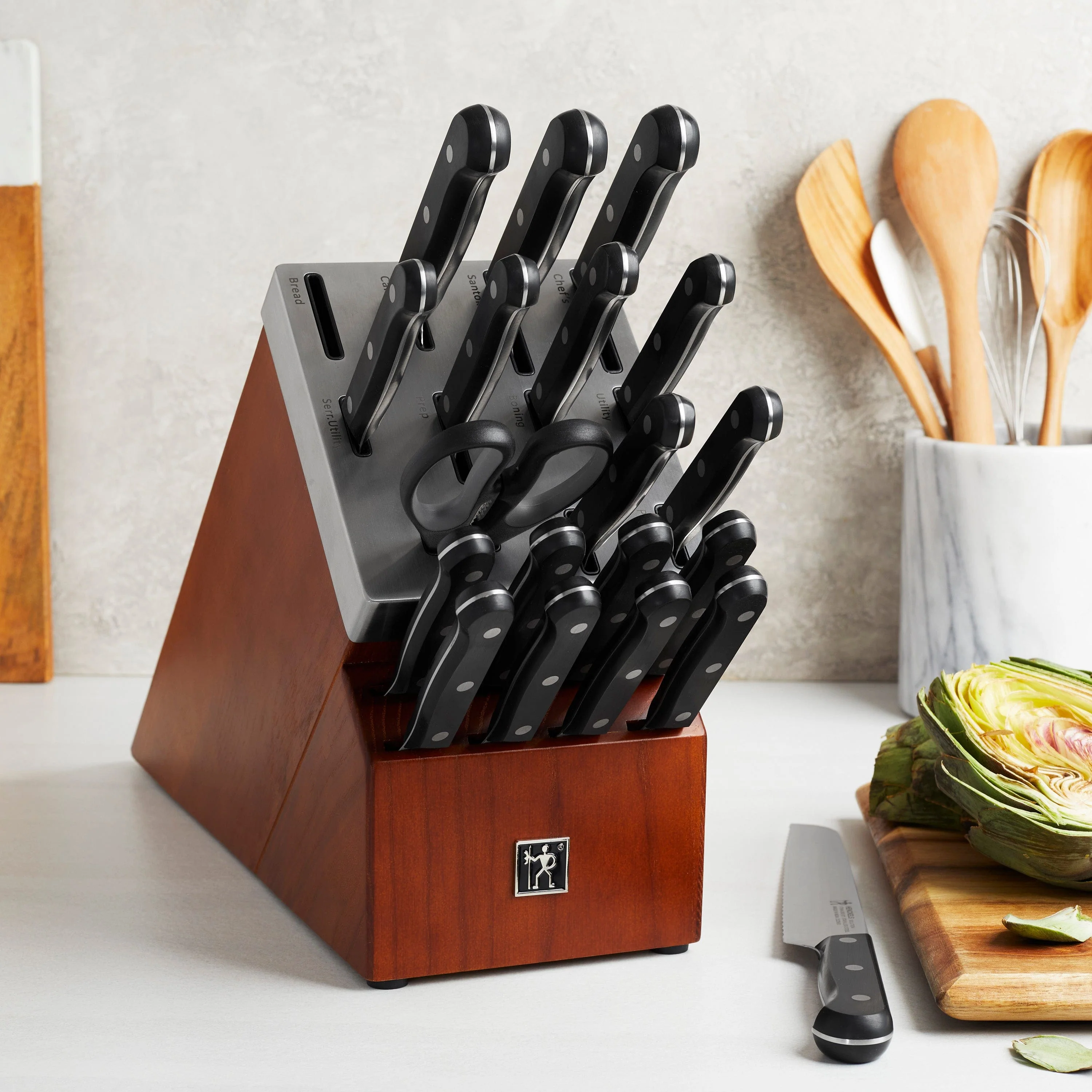Henckels Solution 20-pc Self-Sharpening Knife Block Set - Image 2